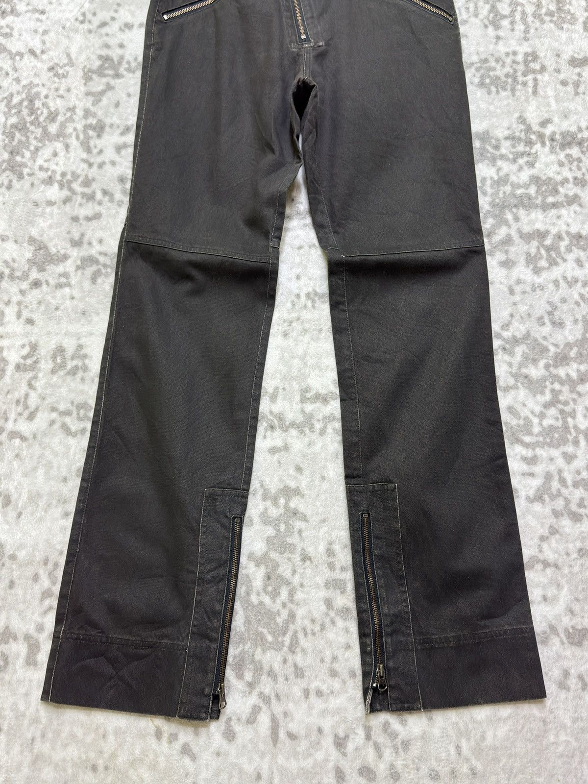 291295=Homme 291295=HOMME Asymmetric Zip Denim Pants Archive Japan Size US 29 - 6 Thumbnail