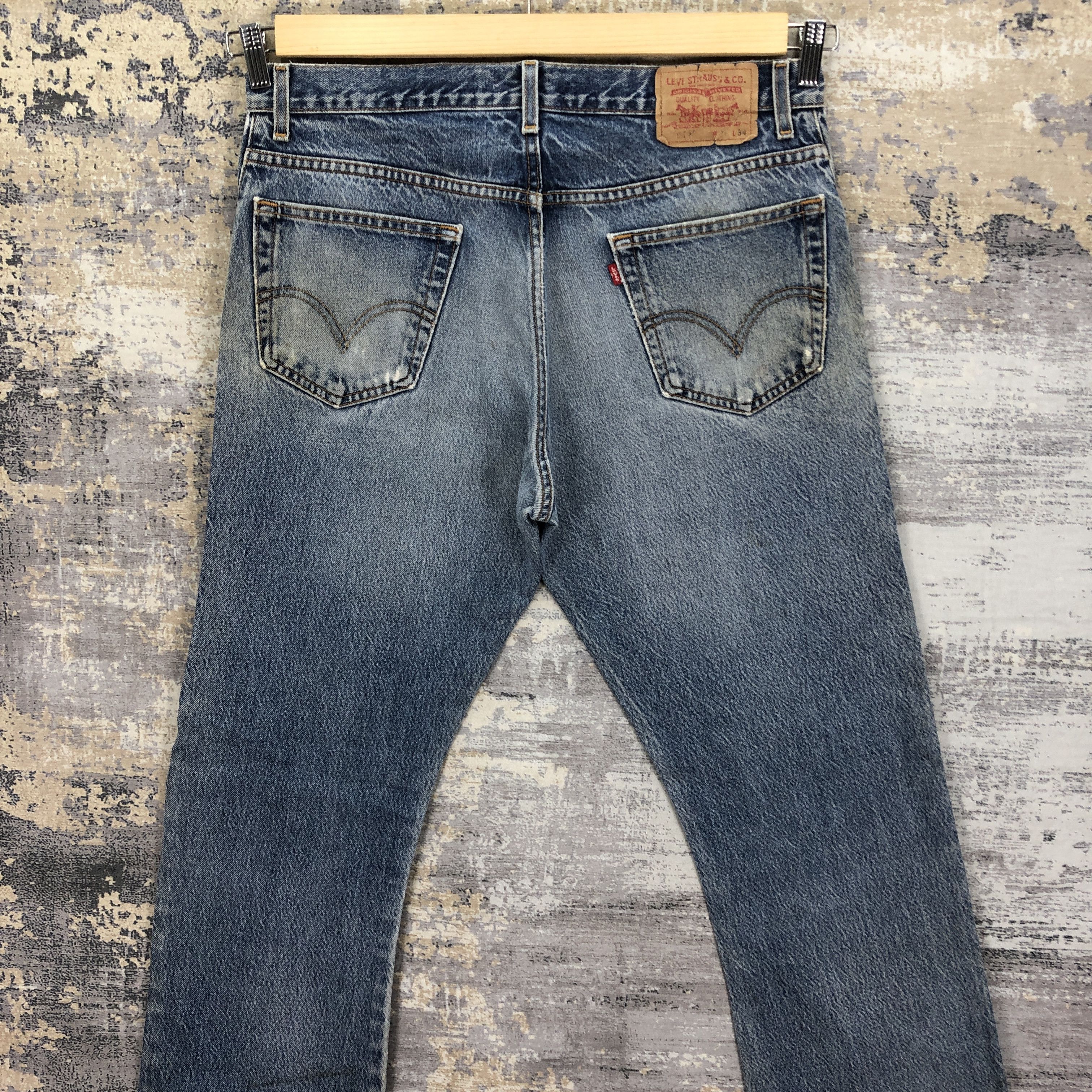 Levi's Vintage Y2K Levis Bootcut Flare Jeans Levi's Faded Denim Size US 34 / EU 50 - 4 Thumbnail