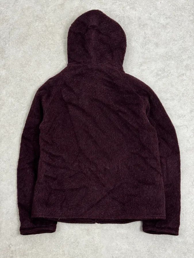 Emporio Armani AW2014 Emporio Armani Burgundy Eco Fur Hooded Jacket Size US M / EU 48-50 / 2 - 4 Thumbnail