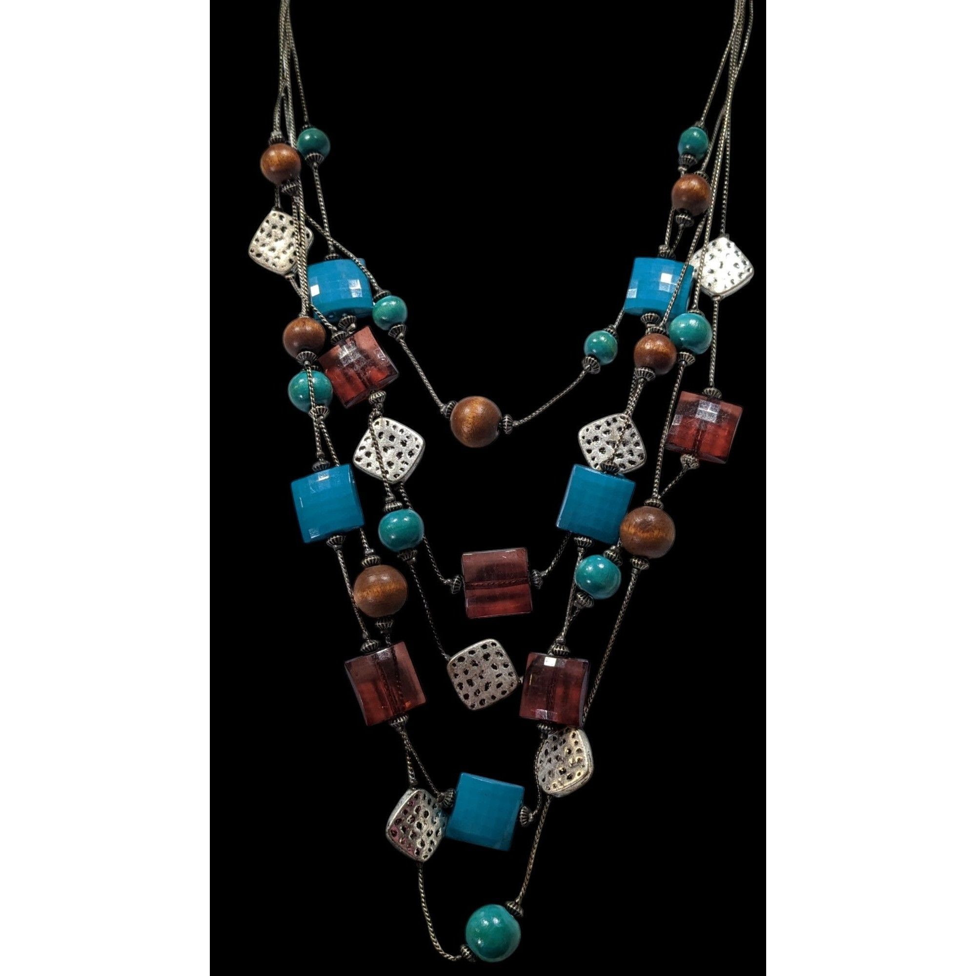 Other Southwestern Mixed Media Layered Station Necklace Size ONE SIZE - 1 Thumbnail