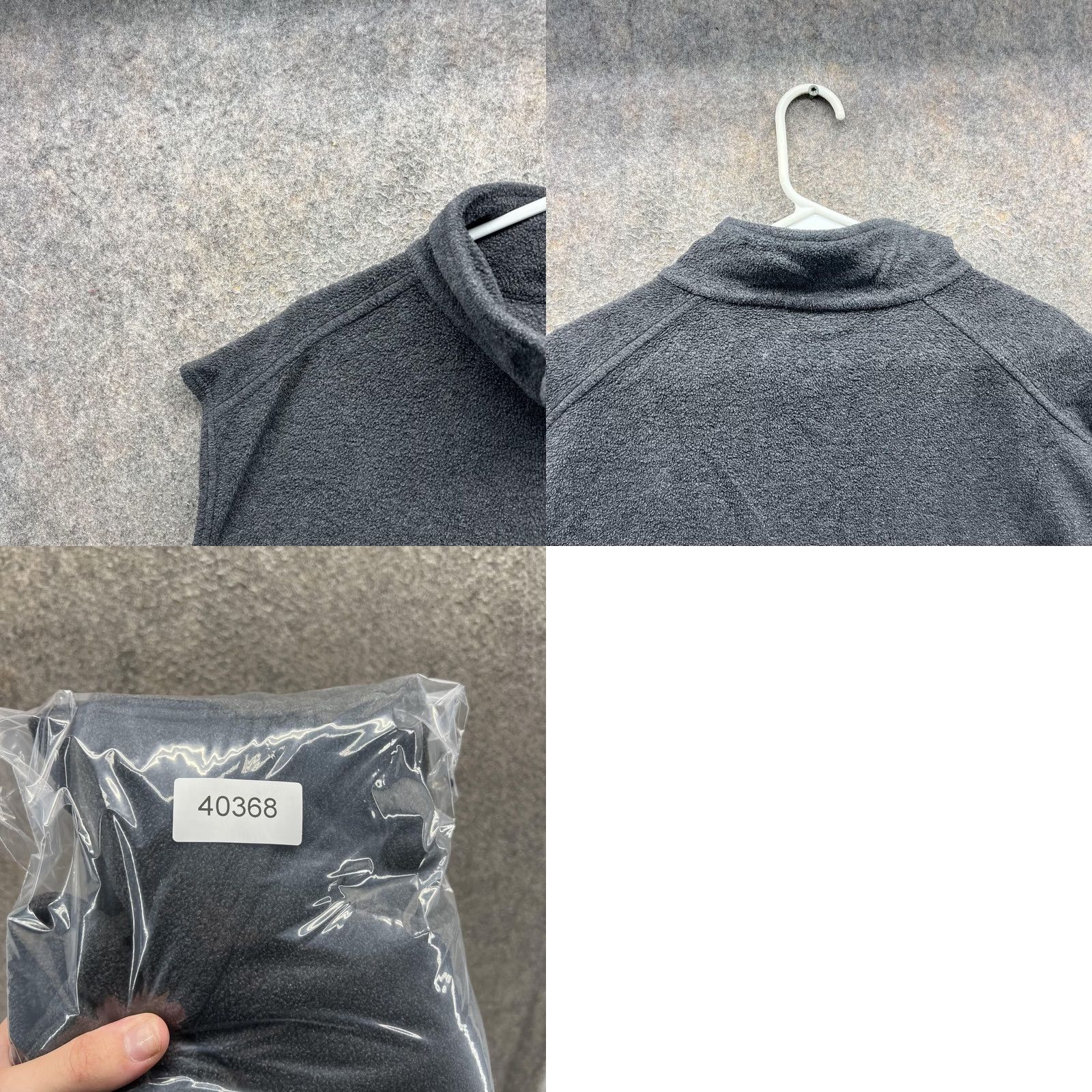 Vintage Columbia Vest Mens 2XL Gray Fleece Full Zip Stand Collar Outdoor Hiking Casual Windbreaker Pocketed Zippered Size US XXL / EU 58 / 5 - 8 Thumbnail