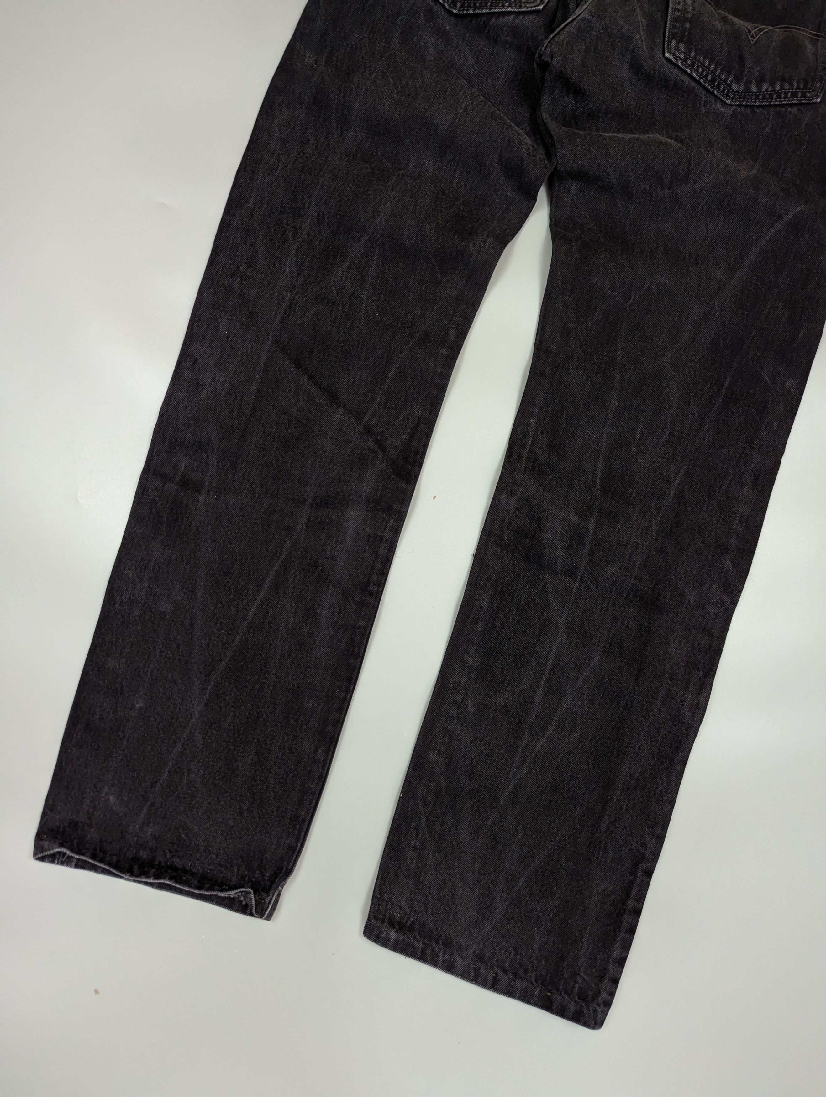 Levi's Vintage Levi's 501 Black Distressed Jeans W31 L34 Faded Size US 31 - 21 Thumbnail