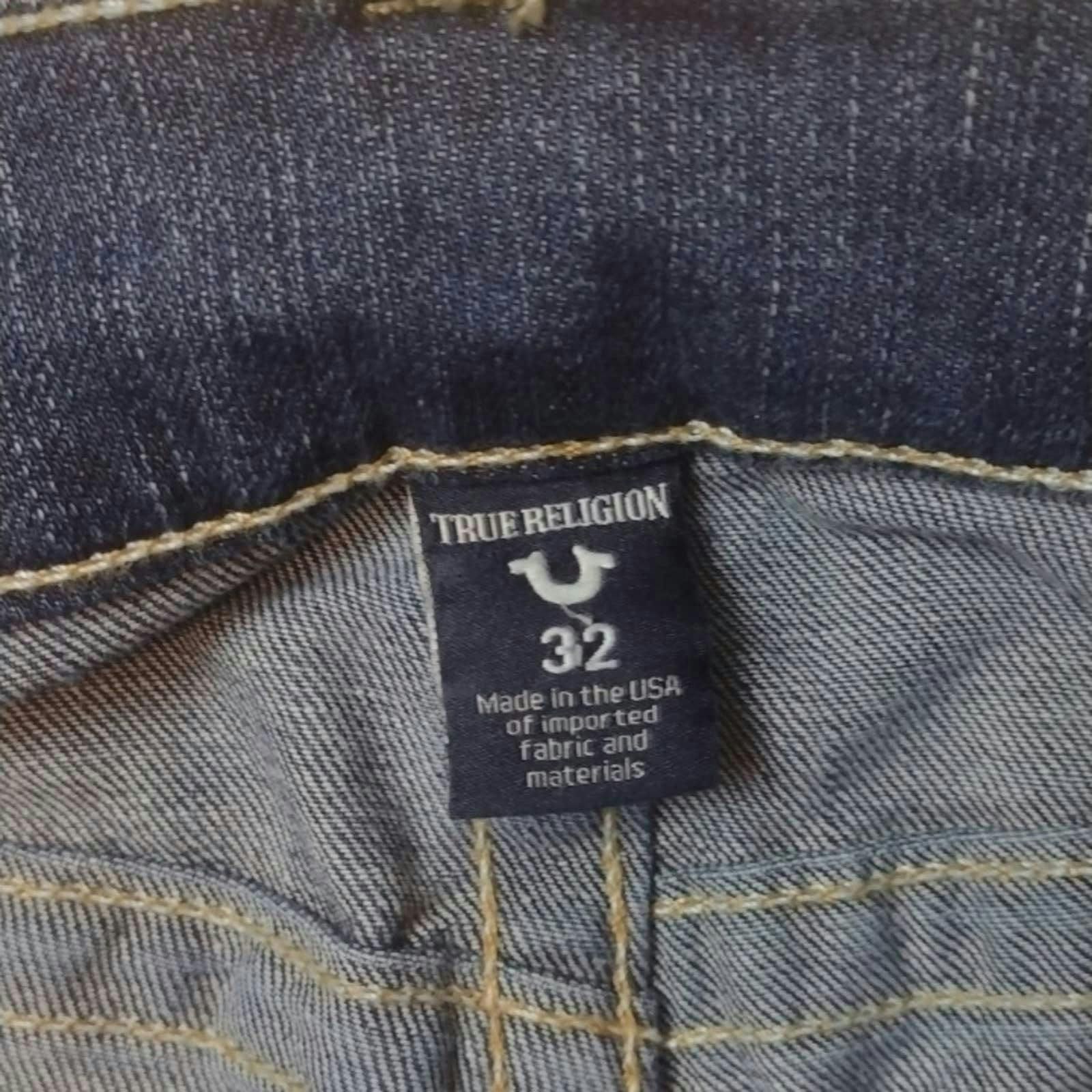 True Religion True religion geno relaxed slim paint splatter jeans sz 32 Size US 32 / EU 48 - 3 Thumbnail