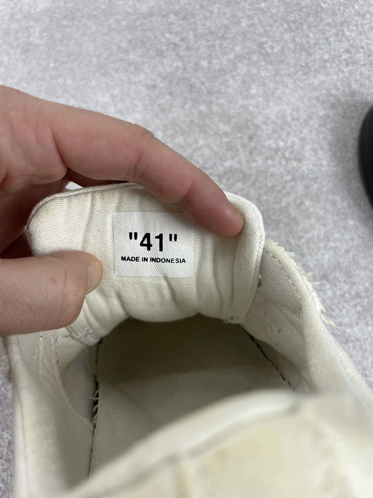 Off-White Off White Low Vulkanized Canvas Sneakers Size US 8 / EU 41 - 15 Thumbnail