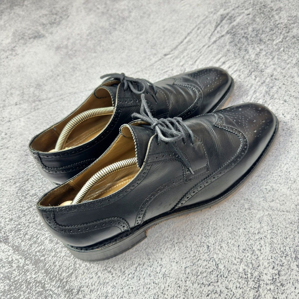 Borelli Mens Welted Black Brogues US11 UK10 EU44 29cm
