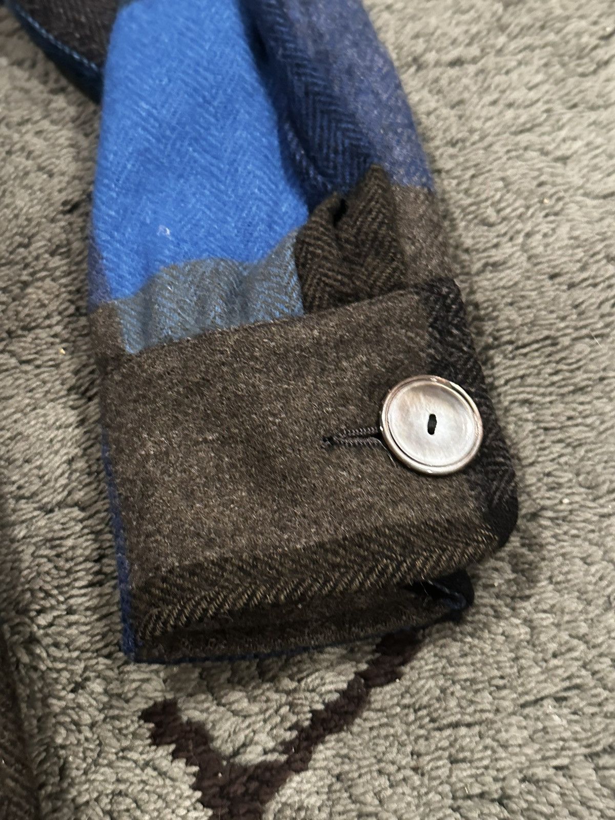 Pendleton × Vintage Vintage 40s 50s Pendleton 49er Jacket Wool Blue Black Plaid Size US L / EU 52-54 / 3 - 6 Thumbnail
