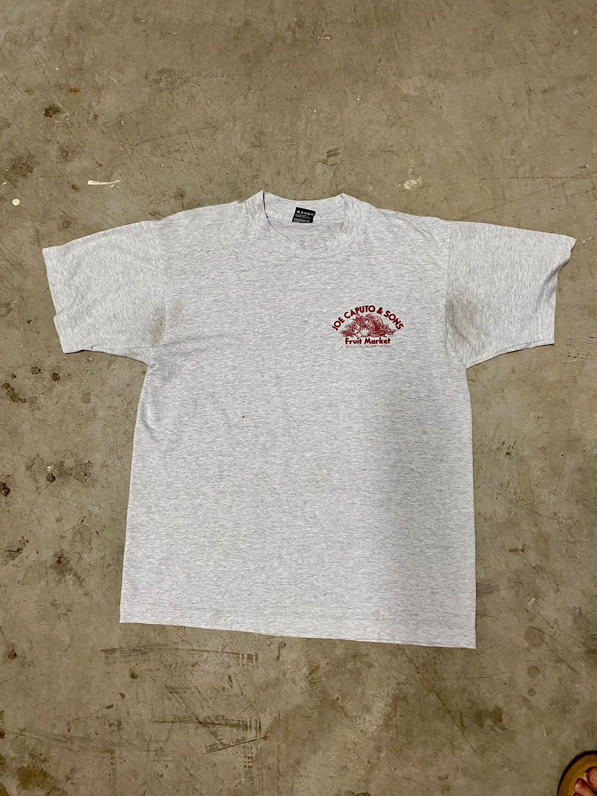 Fruit Of The Loom Vintage Graphic Tee Shirt Heather Grey and Red Size US L / EU 52-54 / 3 - 2 Thumbnail