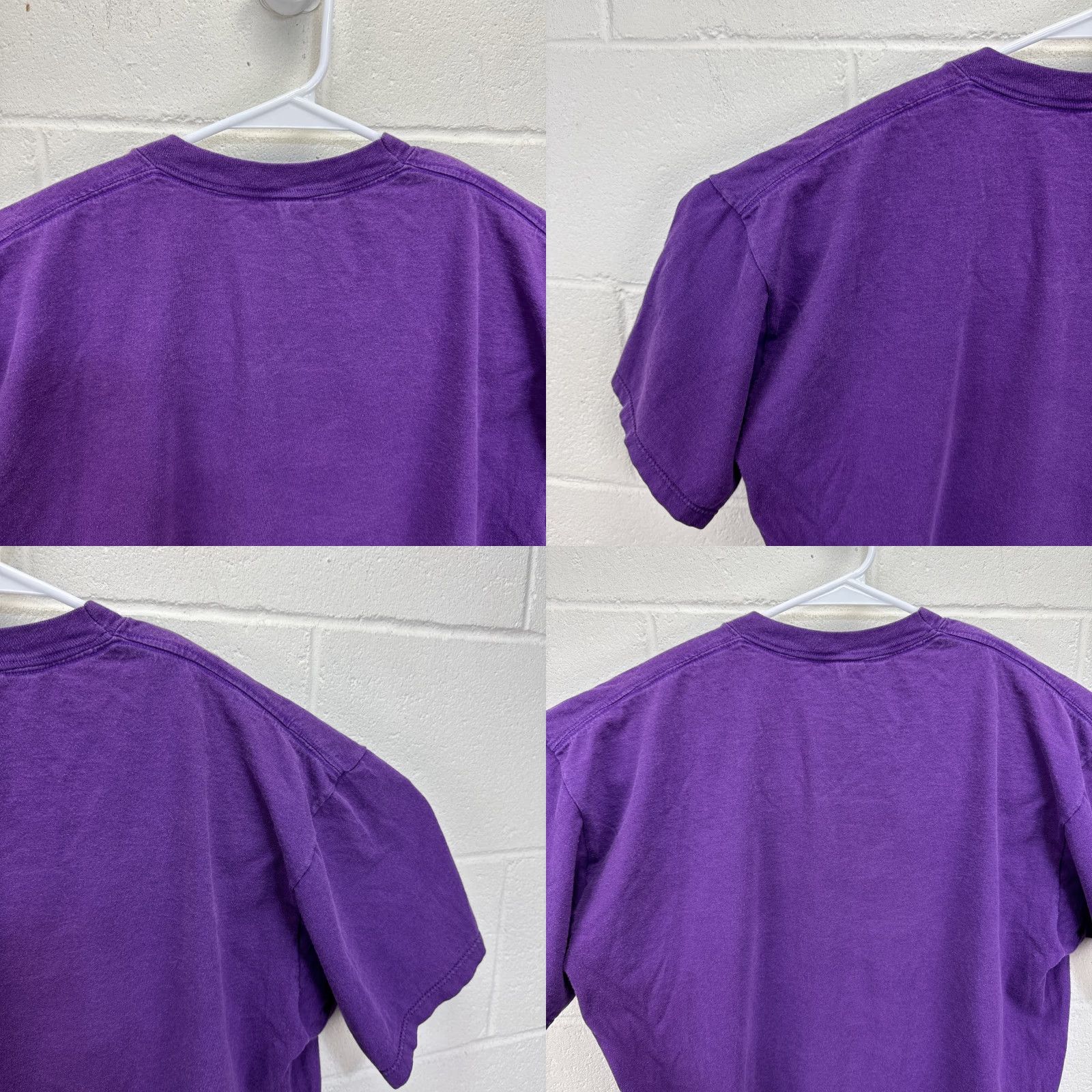 Disney VINTAGE Disney T-Shirt Unisex Adults XL Mickey Mouse Purple Crew Neck 90s Logo Graphic Print Found Season: Fall, Spring, Summer Size US XL / EU 56 / 4 - 9 Thumbnail