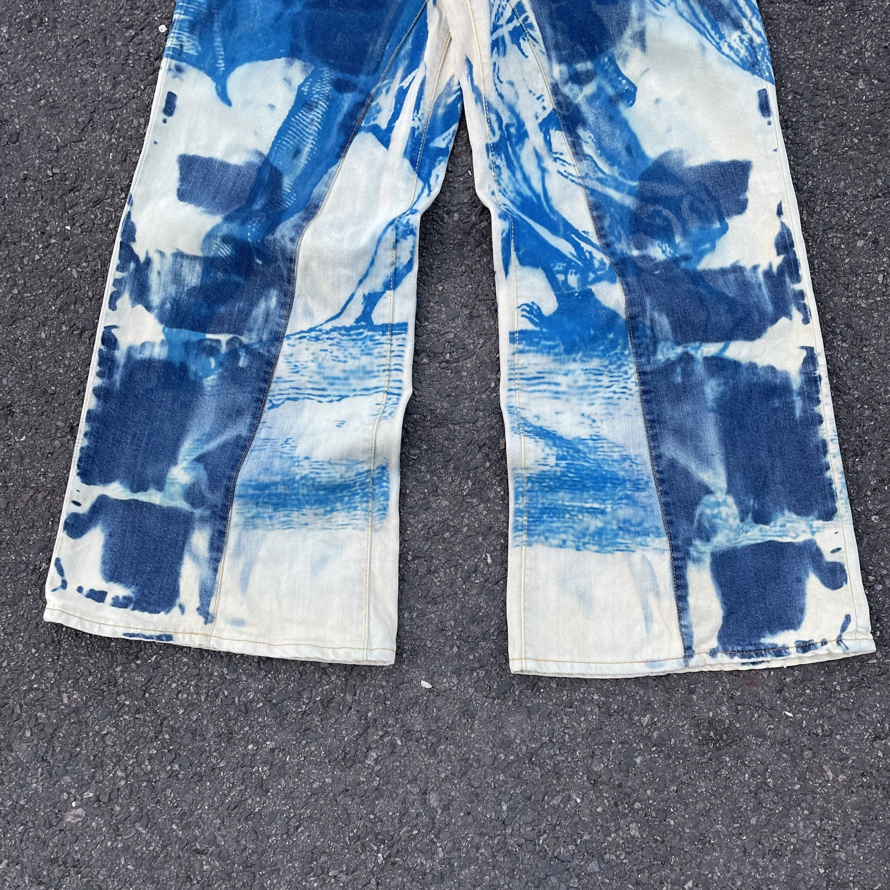 Levi's Custom baggy Levi's Jeans japanese style art Y2K Grunge Alt Size US 30 / EU 46 - 10 Thumbnail