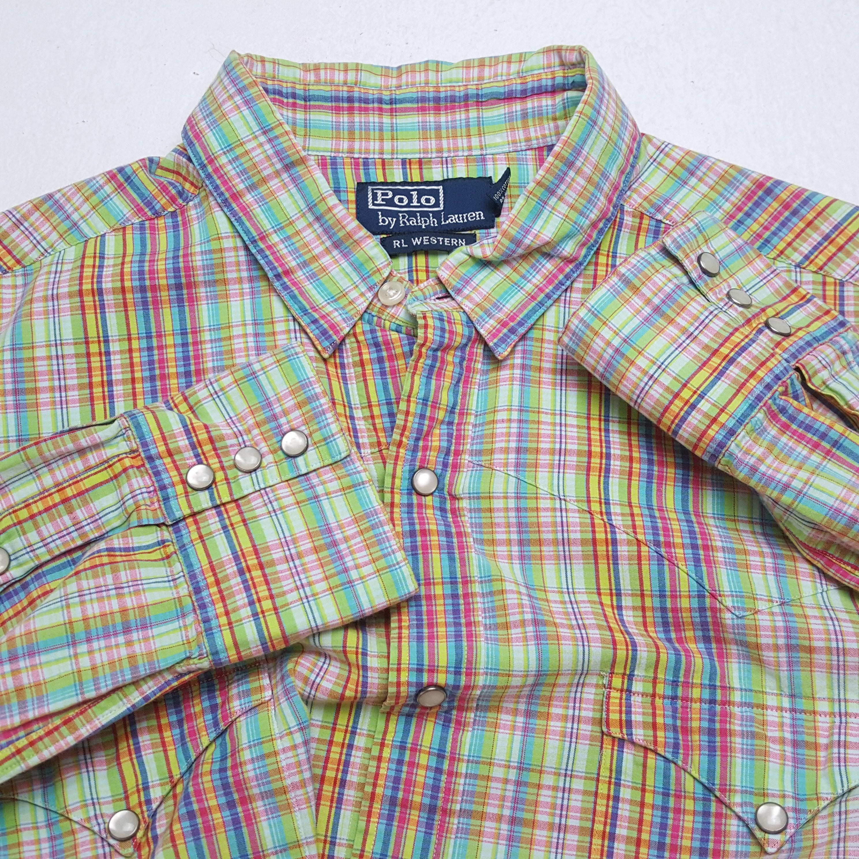 Polo Ralph Lauren × Vintage POLO by RALPH LAUREN Fashion Brand Casual Style Shirt Size US L / EU 52-54 / 3 - 7 Thumbnail