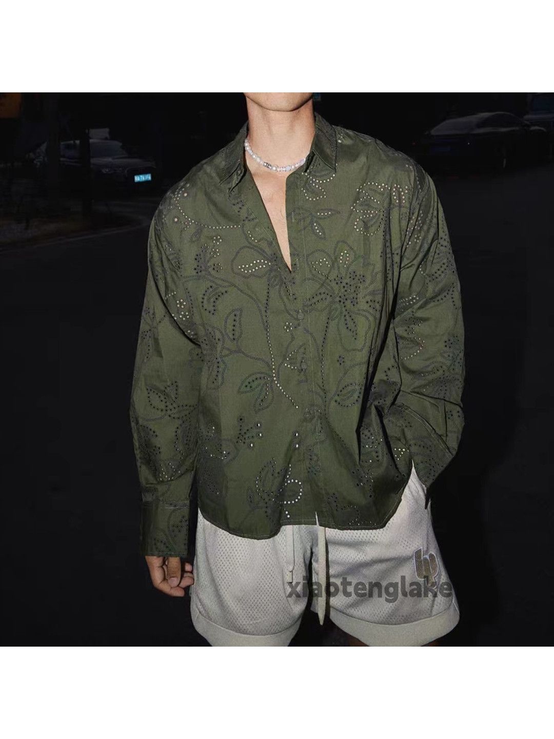 Designer × Japanese Brand × Vintage Unisex outdoor utility skate hollow pattern shirt Size US XXL / EU 58 / 5 - 2 Thumbnail
