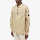C.P. Company o1y1224 Solid Color Shirt in Beige Size US M / EU 48-50 / 2 - 2 Thumbnail