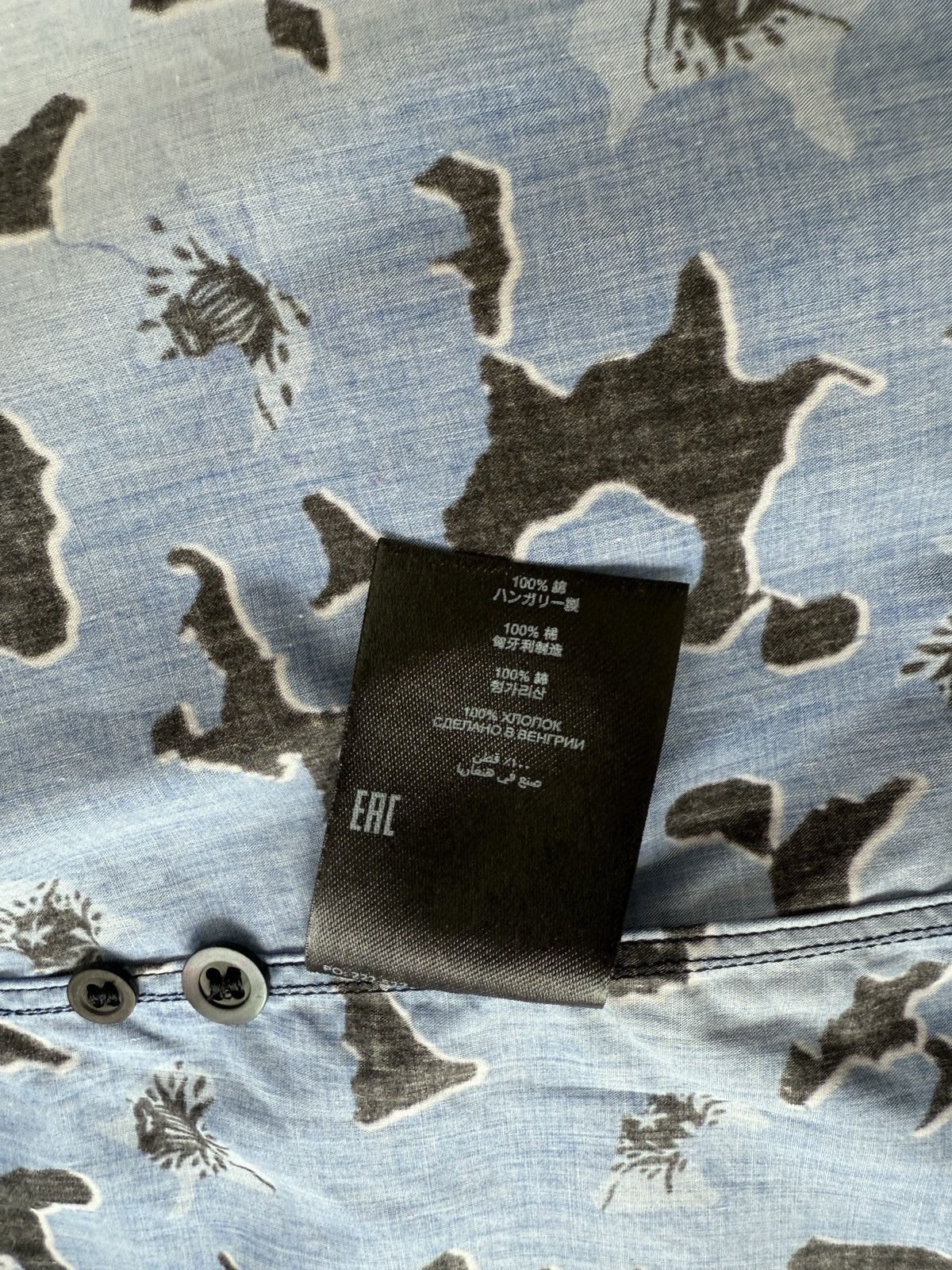 Dries Van Noten DRIES VAN NOTEN CAMICIA Uomo Blu Size US L / EU 52-54 / 3 - 4 Thumbnail