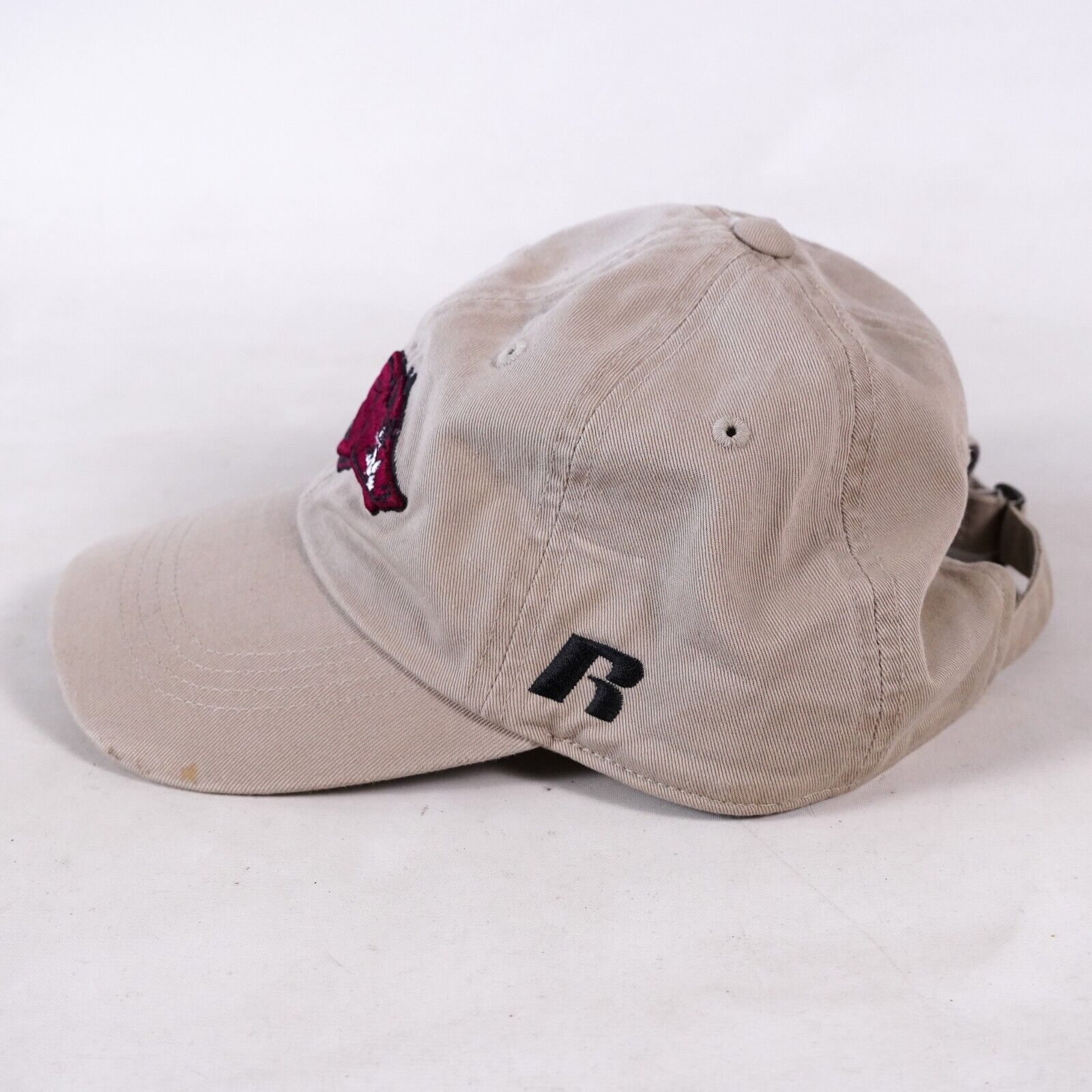 Other Russell Arkansas Razorbacks Basketball Hat Cap Tan Size ONE SIZE - 5 Thumbnail