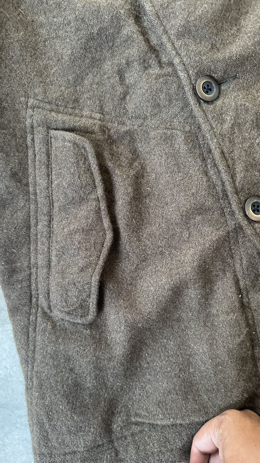 Margaret Howell MHL UTILITY WOOL COAT Size US L / EU 52-54 / 3 - 4 Thumbnail