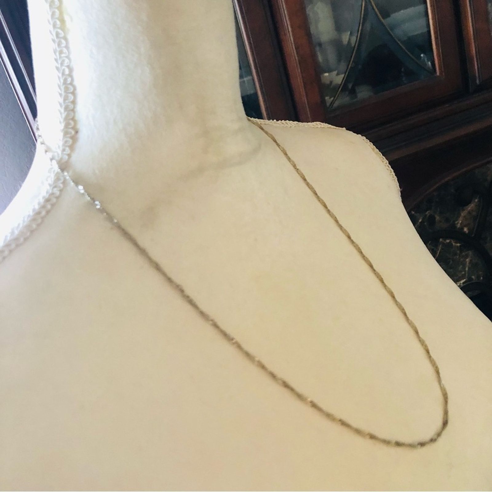Vintage Vintage Italy 925 sterling silver Singapore chain necklace Size ONE SIZE - 3 Thumbnail