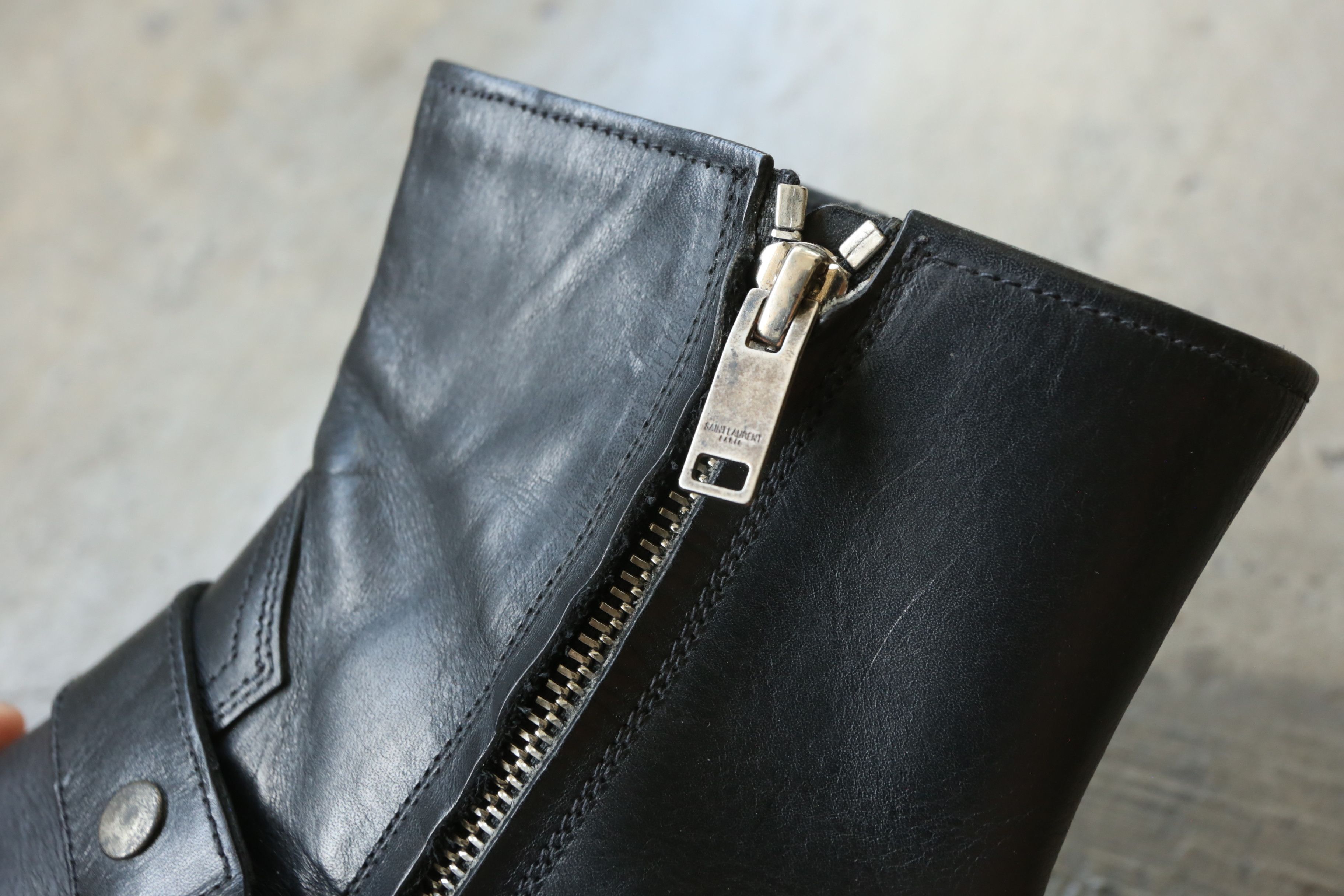 Hedi Slimane × Saint Laurent Paris SLP - Hedi Slimane - F/W 14 - Wyatt Harness Boots Size US 9 / EU 42 - 8 Thumbnail