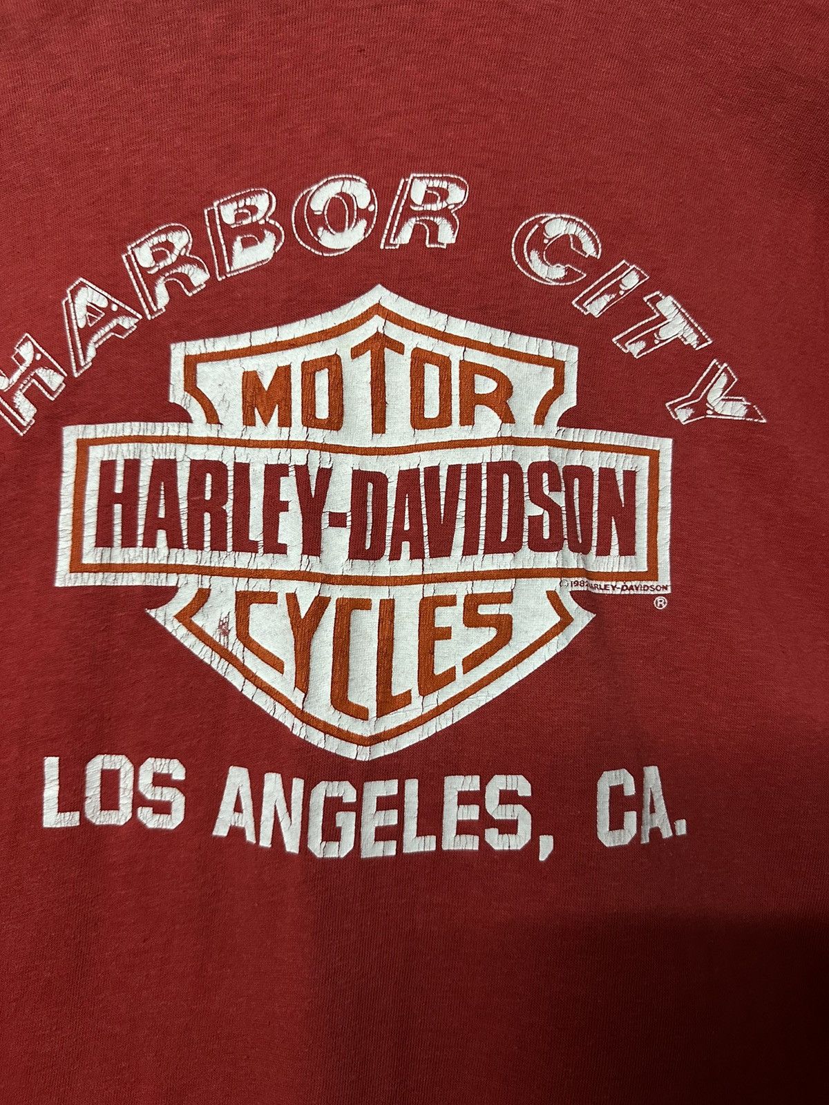 Harley Davidson Vintage 80s Harley Davidson Born Pocket By Stedman Tee Size US L / EU 52-54 / 3 - 2 Thumbnail