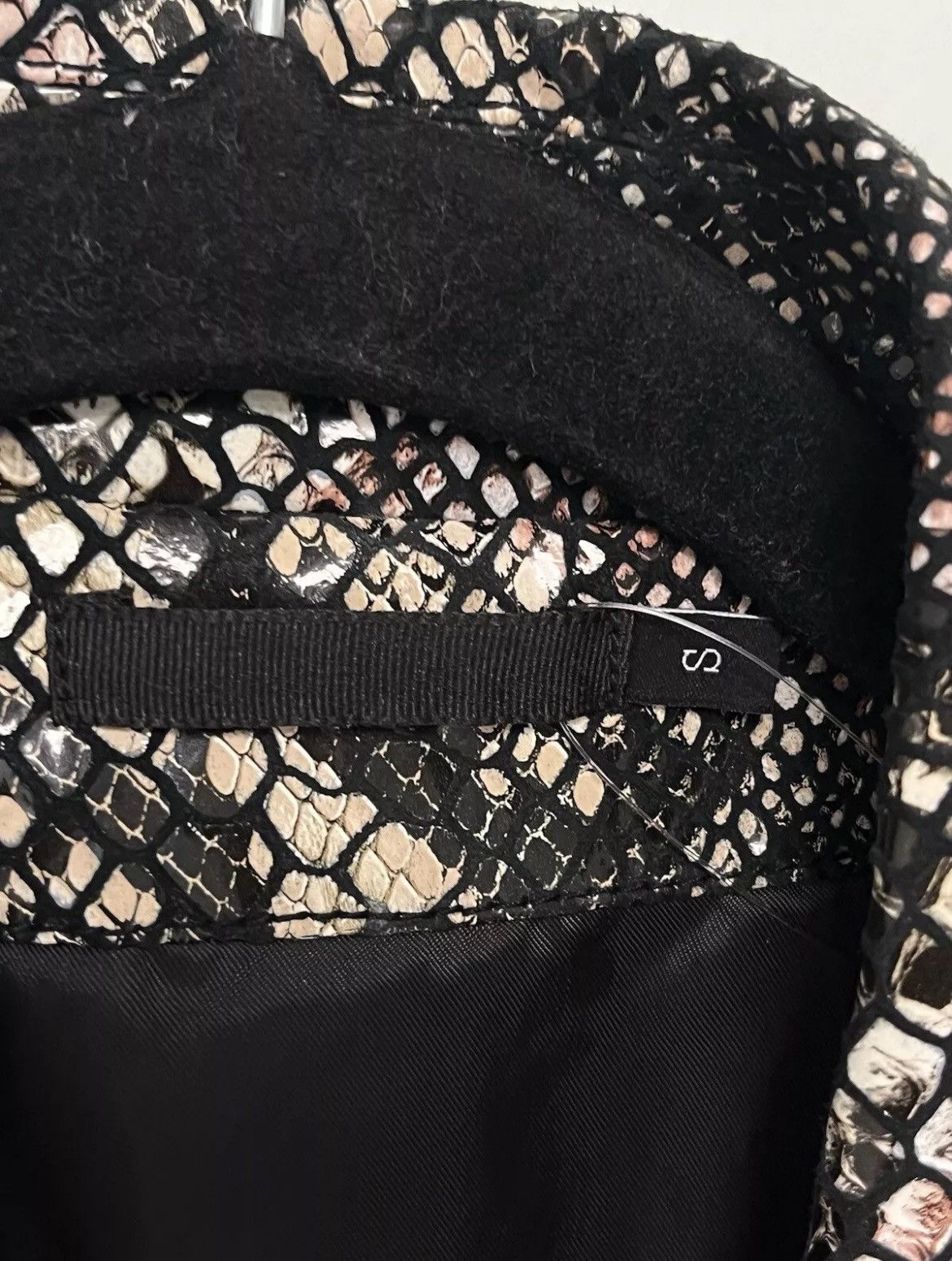 Blk Dnm Snakeskin jacket. Small Size S / US 4 / IT 40 - 10 Thumbnail