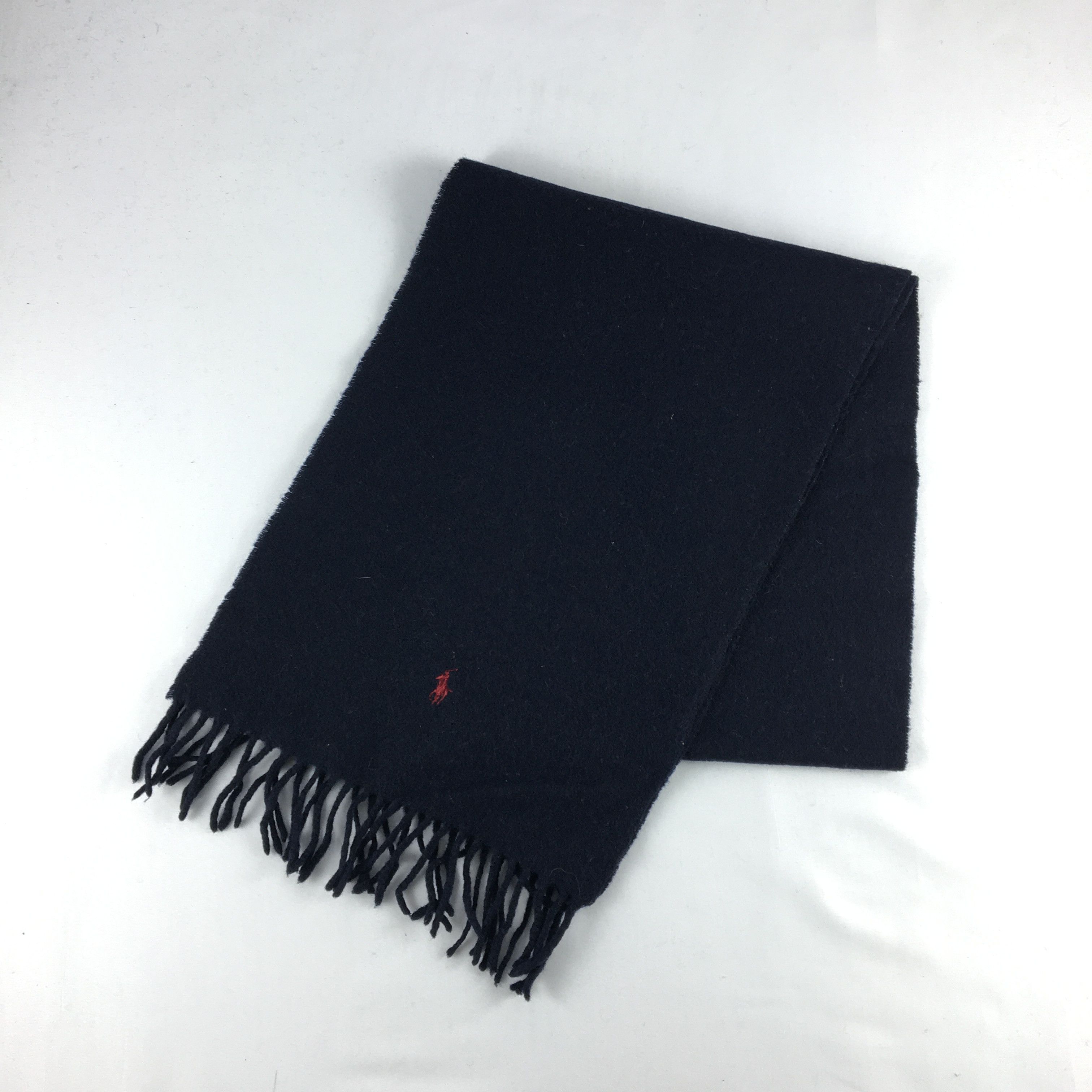 Polo Ralph Lauren Vintage Ralph Lauren Scarf Muffler Wool Fringe Winter . Size ONE SIZE - 3 Thumbnail