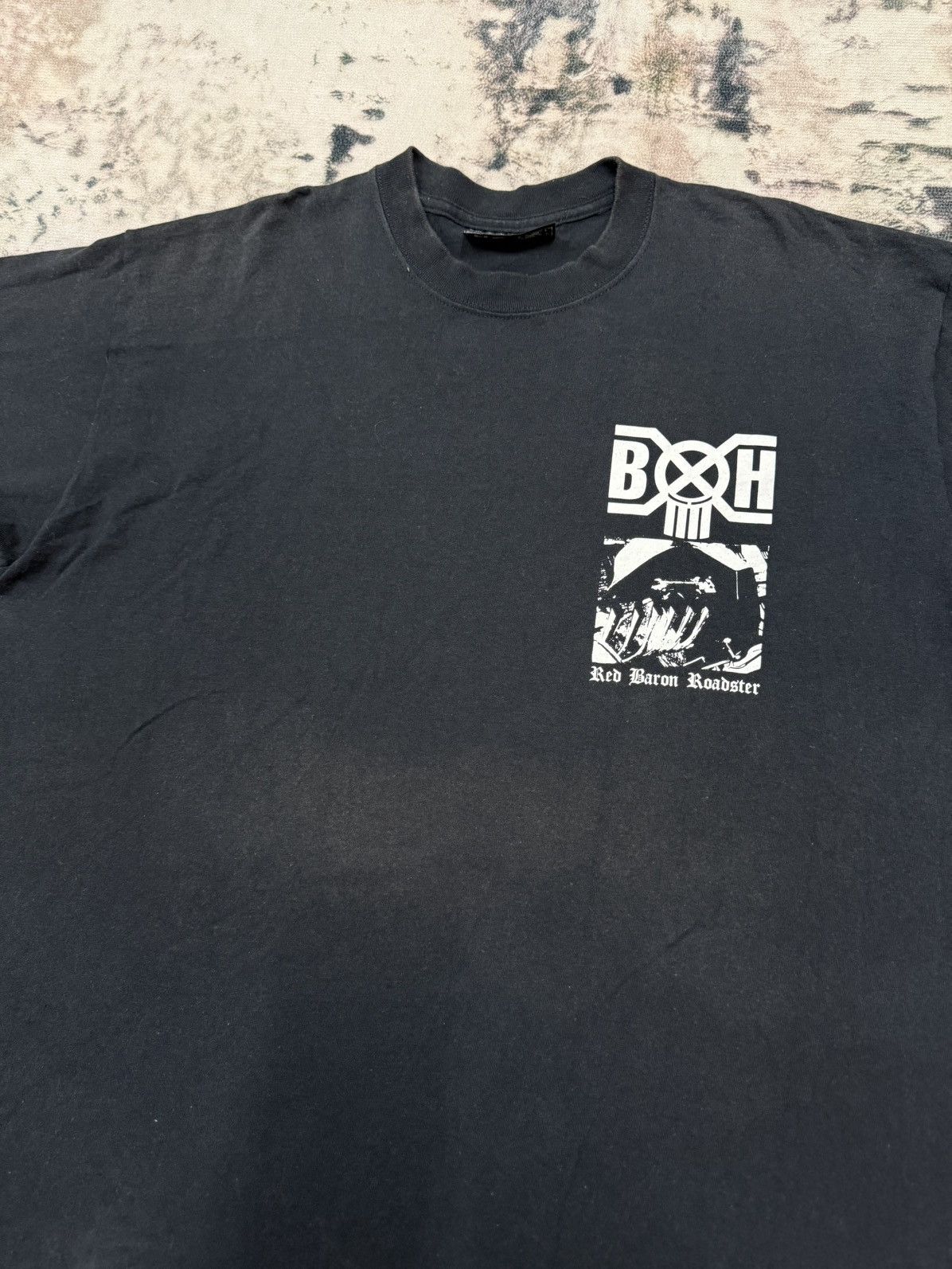 Bounty Hunter × Vintage Bounty Hunter x Red Baron Roadster Tshirt Size US XL / EU 56 / 4 - 4 Thumbnail