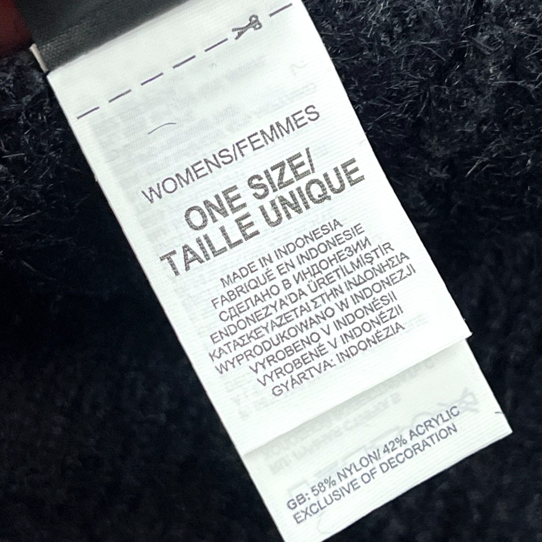 The North Face The North Face Womens Beanie Hat One Size Gray Fleece Knitted Thermal Size ONE SIZE - 6 Thumbnail