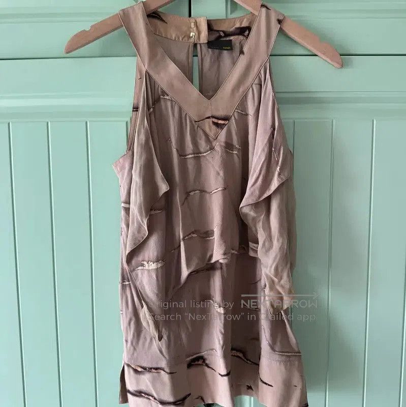 Fendi Fendi Brown Cotton Women's T-Shirt Size XS . Size XS / US 0-2 / IT 36-38 - 1 Thumbnail