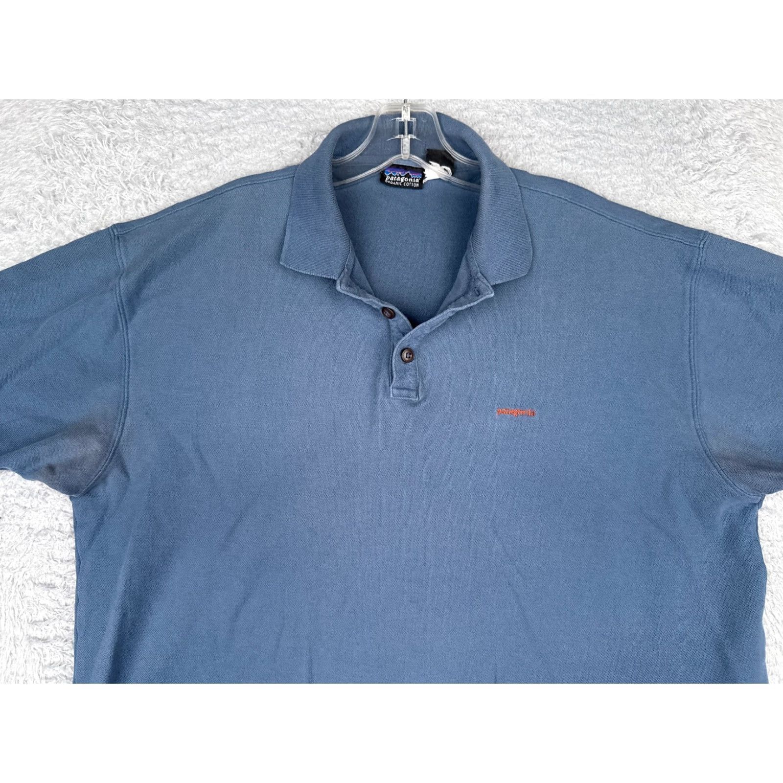 Patagonia Patagonia Polo Shirt Adult Large Blue 100% Cotton Short Sleeve Golf Golfer Mens Shirt Polo Blue 100% Cotton Casual Workwear Activewear Size US L / EU 52-54 / 3 - 4 Thumbnail