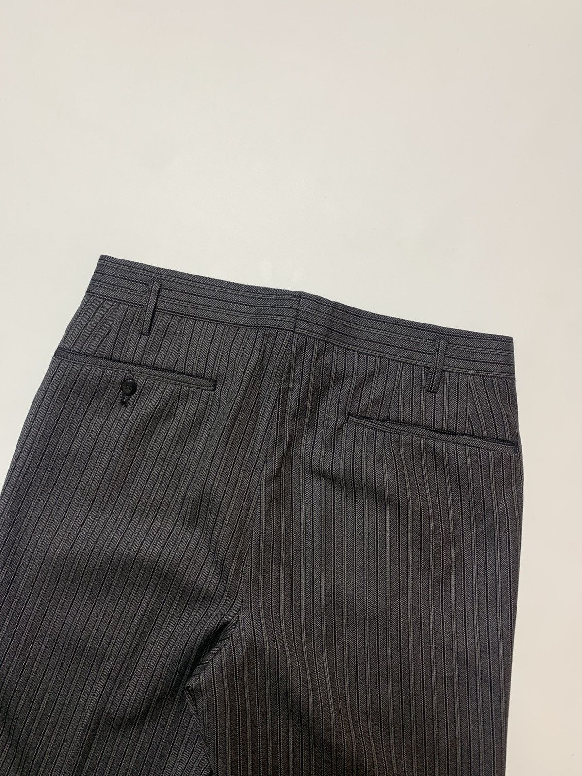 Other Vintage Slacks 1980s Japanese pinstripe trouser Size US 30 / EU 46 - 5 Thumbnail