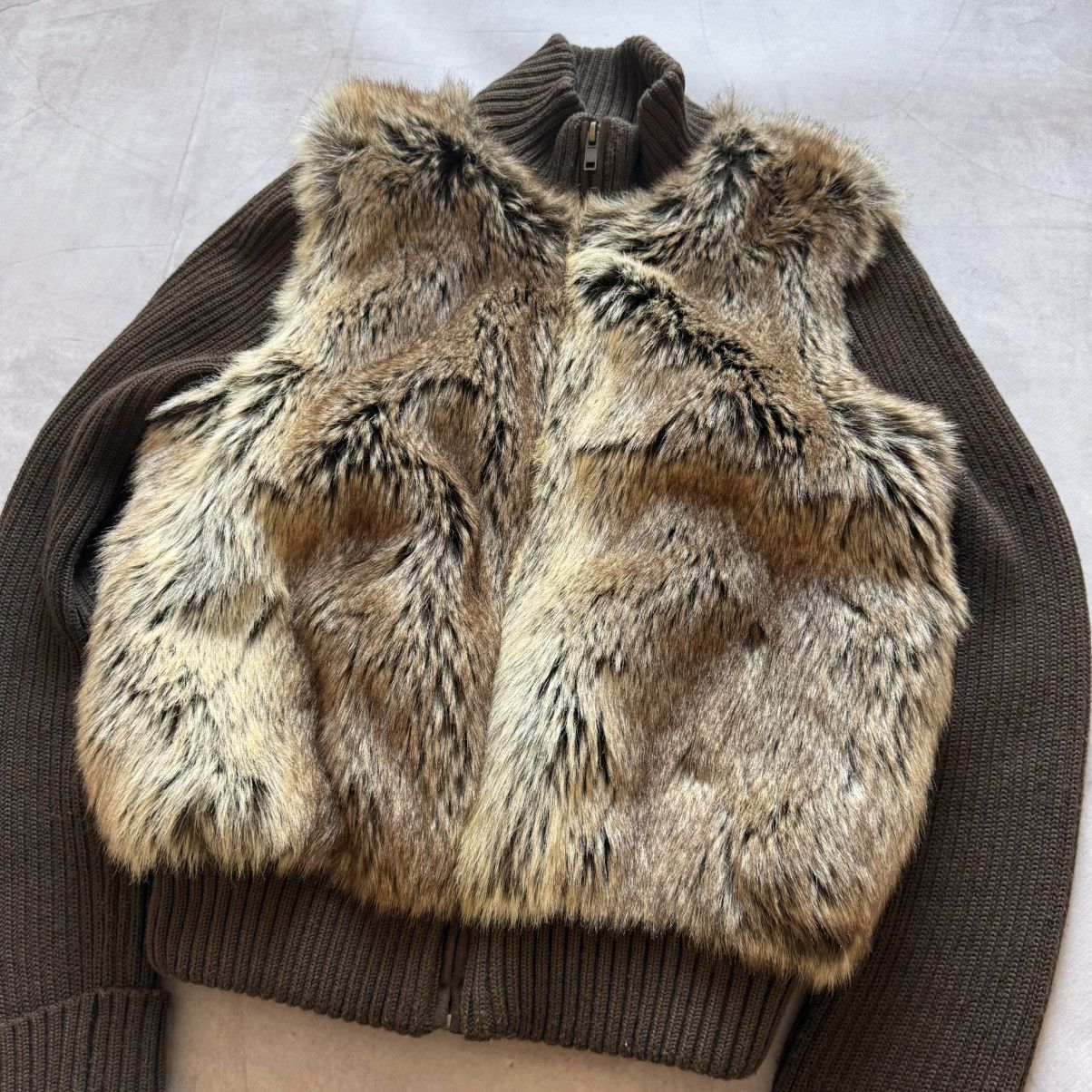 Hysteric Glamour Vintage If Six Was Nine LGB Vibe Fur Zip Sweater Sweatshirt Size M / US 6-8 / IT 42-44 - 2 Thumbnail