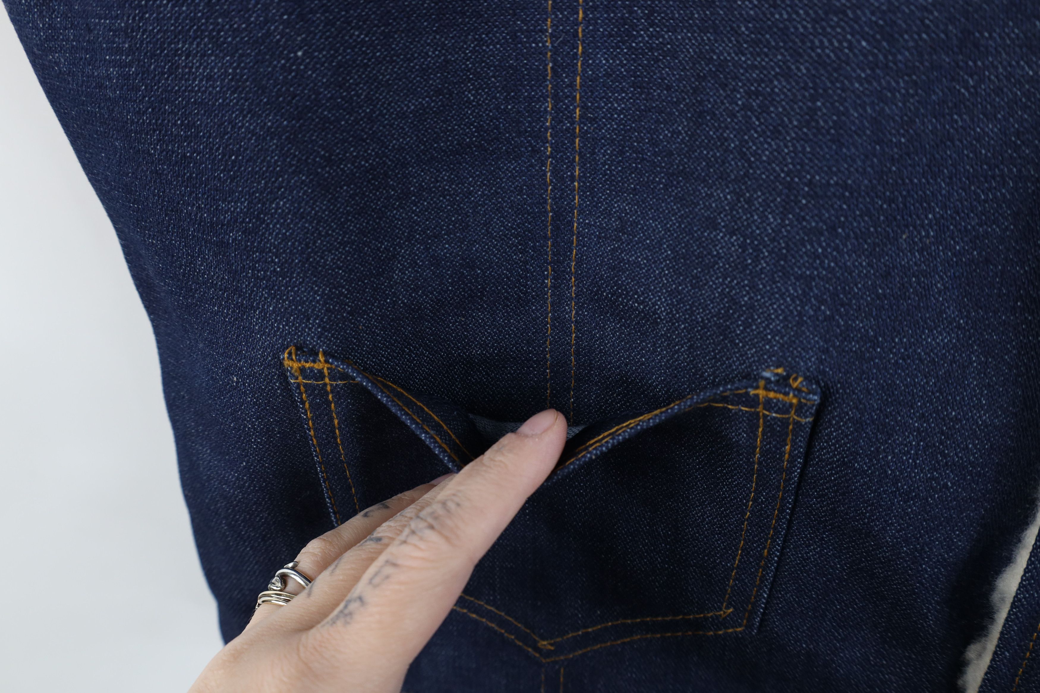 Vintage Deadstock Vintage 70s Streetwear Lined Denim Vest Jacket USA Size US M / EU 48-50 / 2 - 5 Thumbnail