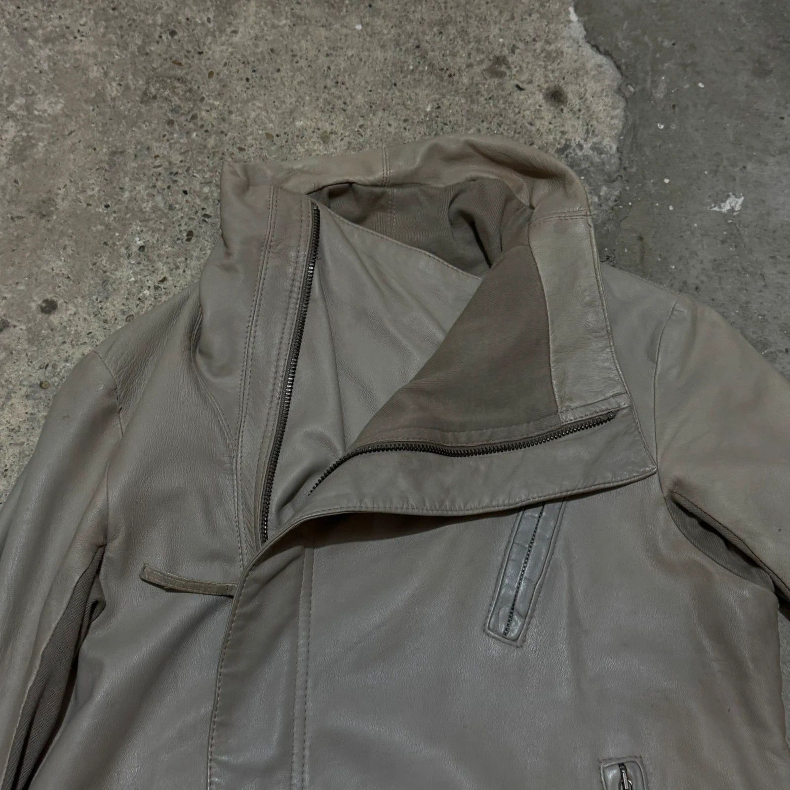 Other Rick owens style leather jacket Size S / US 4 / IT 40 - 4 Thumbnail