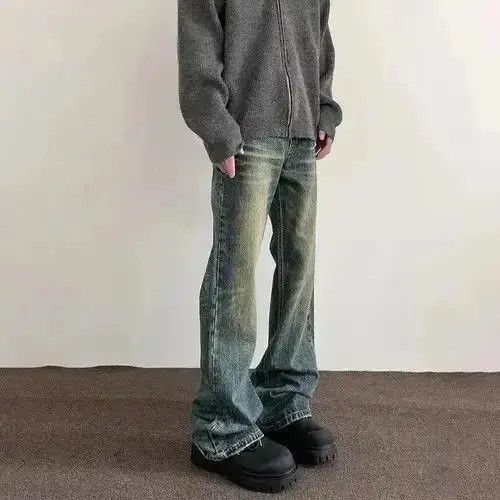 Japanese Brand Jeans Streetwear Y2k Vintage Blue Distressed Casual Fashion Size US 30 / EU 46 - 5 Thumbnail