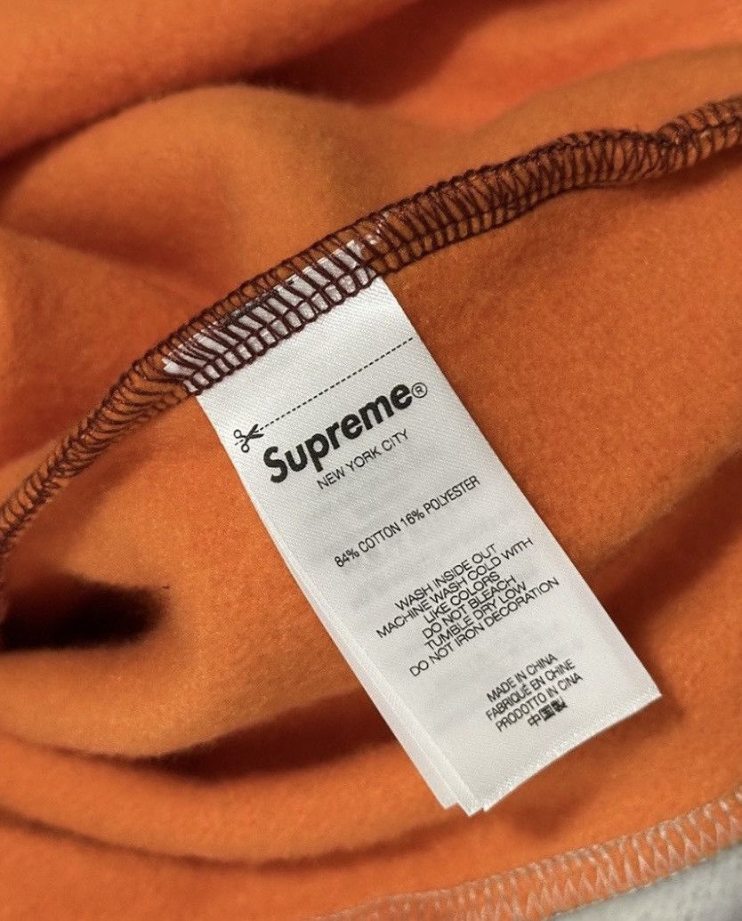 Supreme Supreme Half Zip Track Sweatshirt Orange Burgundy Logo Size US M / EU 48-50 / 2 - 7 Thumbnail