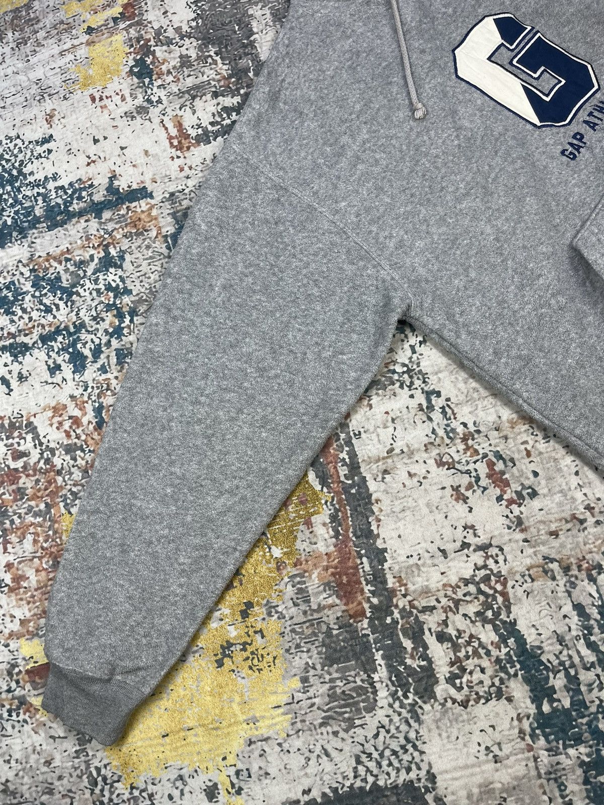Gap Vintage GAP Athletic Centre Logo Pull Over Hoodies Size US M / EU 48-50 / 2 - 3 Thumbnail