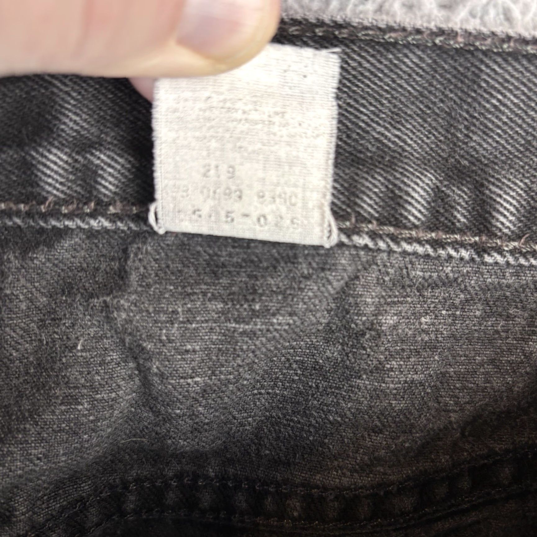 Levi's VINTAGE Levi's 505 Jeans Mens 36x32 Black Regular Fit Straight Denim USA 90s Mens Size US 36 / EU 52 - 4 Thumbnail