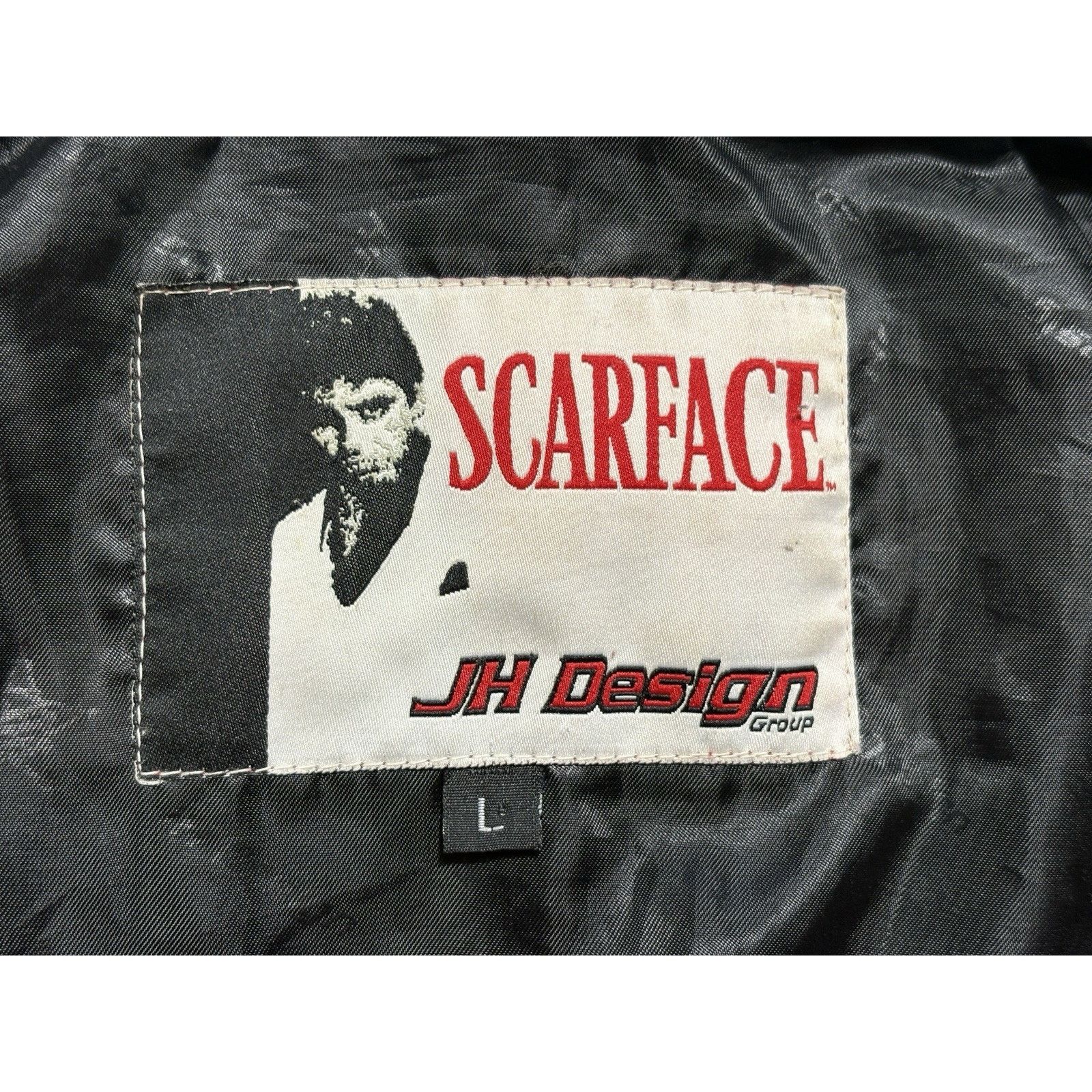 JH Design Scarface Licensed JH Design Leather Jacket Y2K Womens L Size L / US 10 / IT 46 - 4 Thumbnail