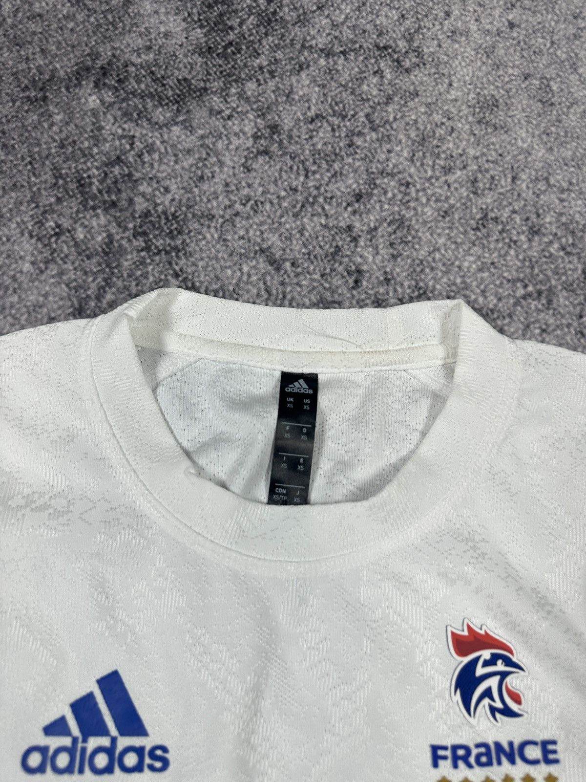 Adidas Vintage Adidas France Soccer Jersey Blokecore Style Xs Rare Size US XS / EU 42 / 0 - 4 Thumbnail