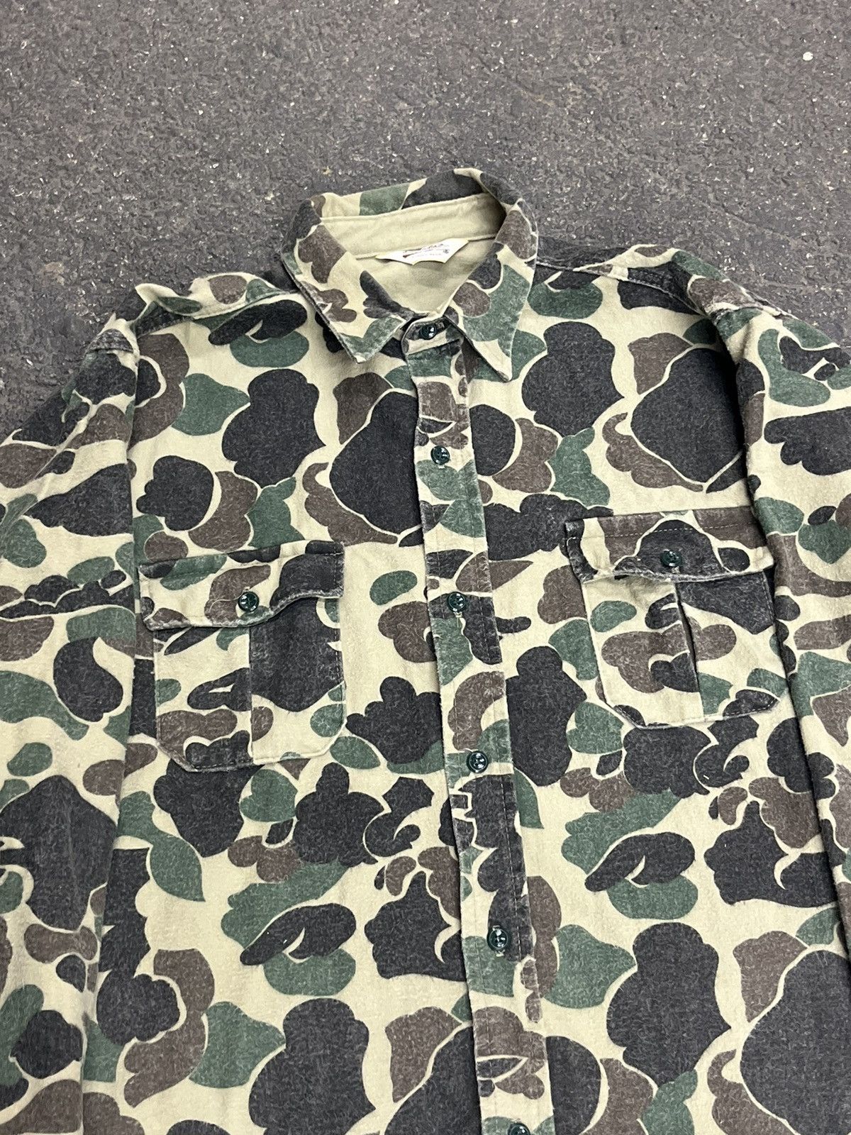 Cabelas × Vintage Duck Camo vintage Cabelas flannel hunting 90s hype fall Size US XL / EU 56 / 4 - 4 Thumbnail