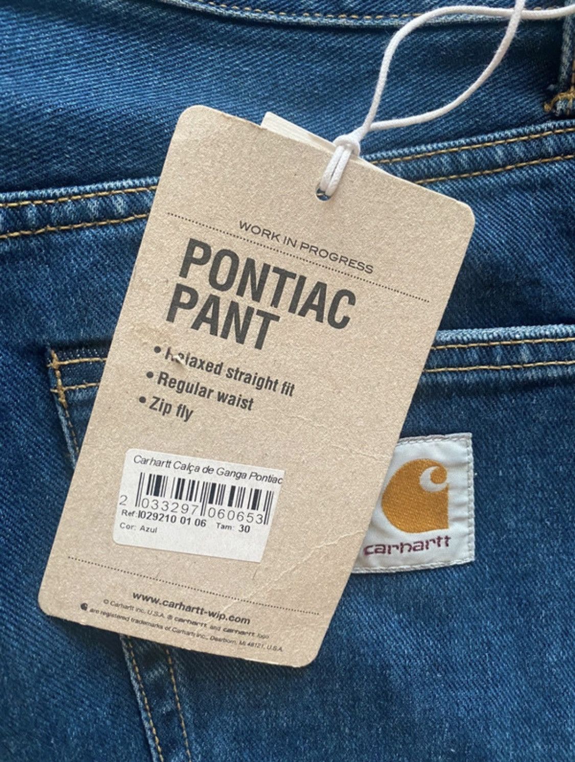Carhartt Carhartt pontiac baggy jeans Size US 32 / EU 48 - 3 Thumbnail