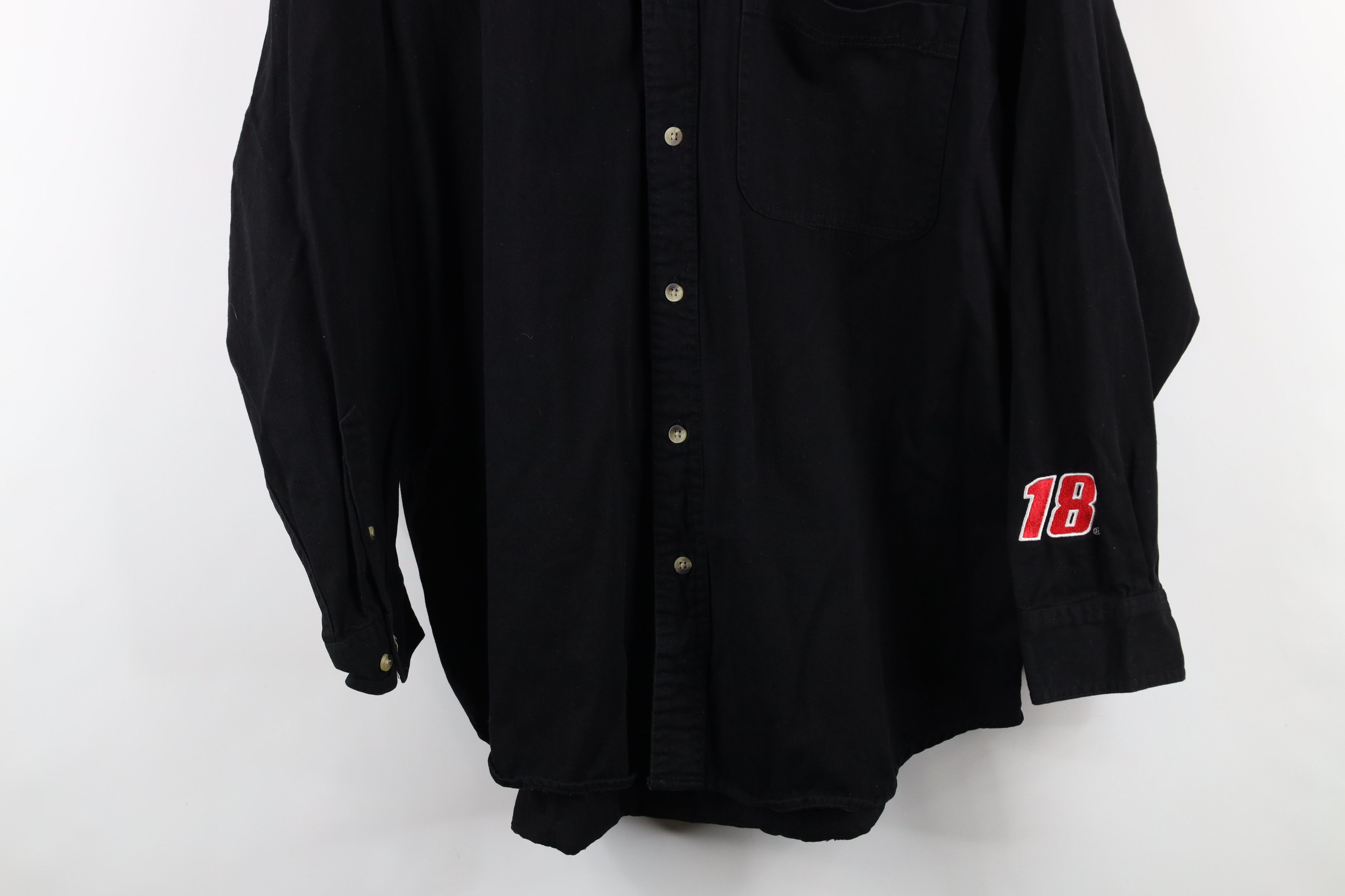 Vintage Vintage 90s NASCAR Batteries Bobby Labonte Button Shirt Size US L / EU 52-54 / 3 - 3 Thumbnail