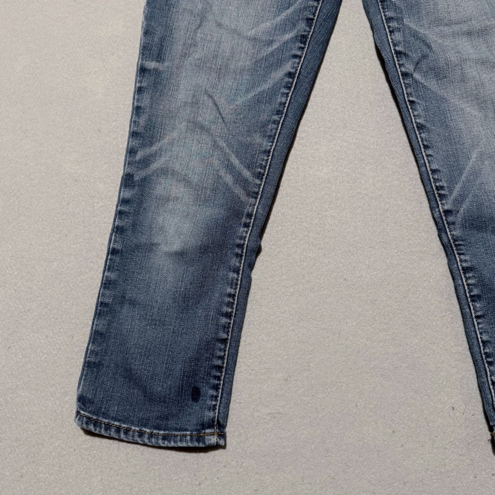 American Eagle Outfitters American Eagle Hi-Rise Jegging Crop Jeans Women's Blue Denim Super Stretch - 6 Size 28" / US 6 / IT 42 - 5 Thumbnail