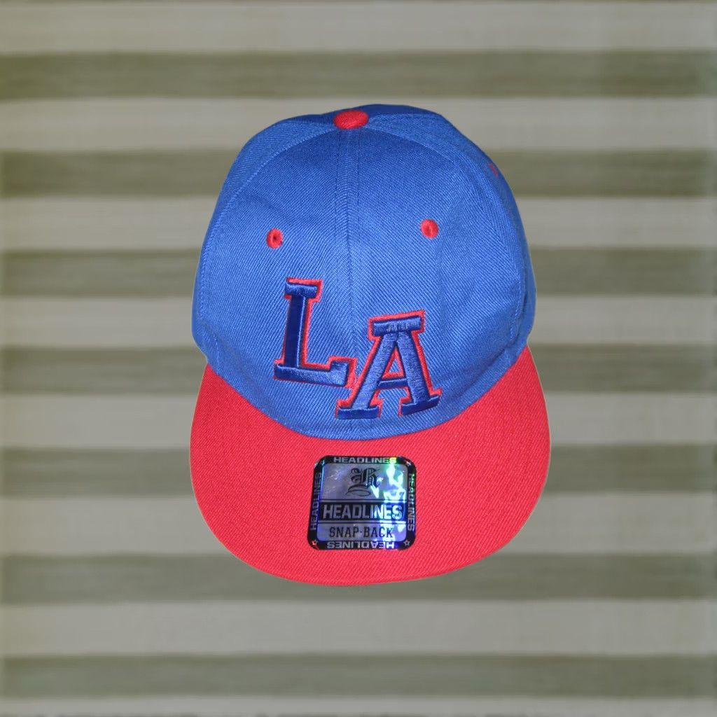 Vintage Headlines Hat Mens Men Red Murray Snapback Cap Los Angeles Size ONE SIZE - 1 Preview