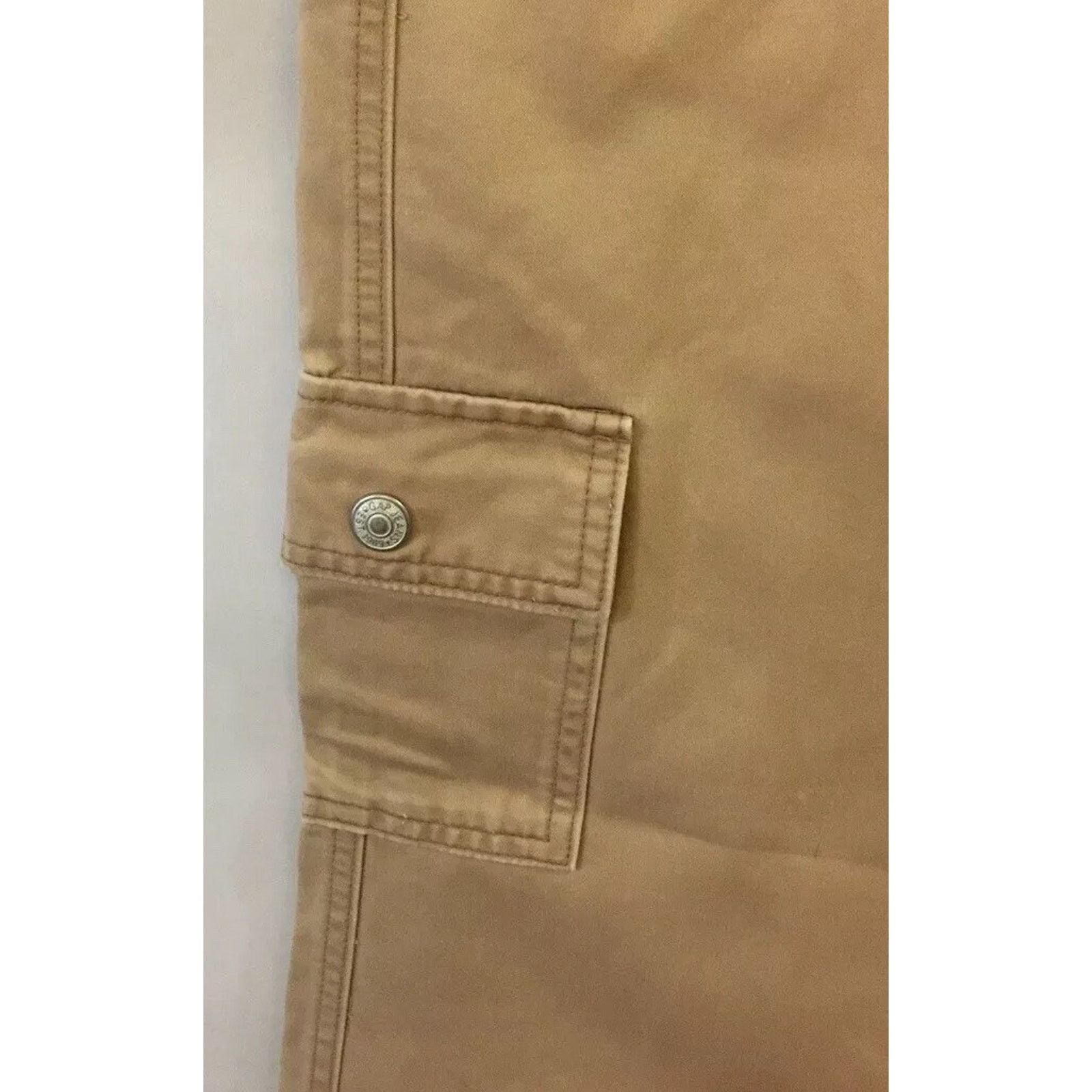 Gap GAP Jeans Tan Cotton Cargo Capri Pants Womens Size 4 Size 27" / US 4 / IT 40 - 4 Thumbnail