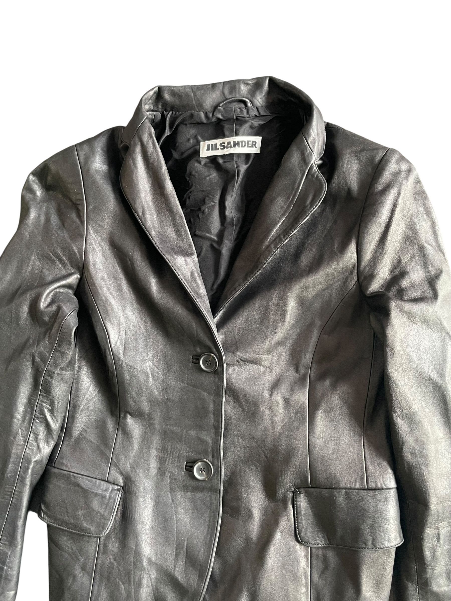 Jil Sander Jill Sander Leather Jacket Size XS / US 0-2 / IT 36-38 - 3 Thumbnail