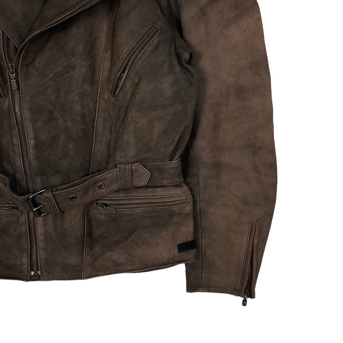 Genuine Leather 🔥Genuine Leather Bomber Jacket Double Breast Spirit Motors Size US M / EU 48-50 / 2 - 5 Thumbnail