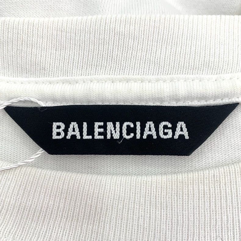 Other Balenciaga White arrow WiFi print cotton crew neck short s Size US M / EU 48-50 / 2 - 6 Thumbnail