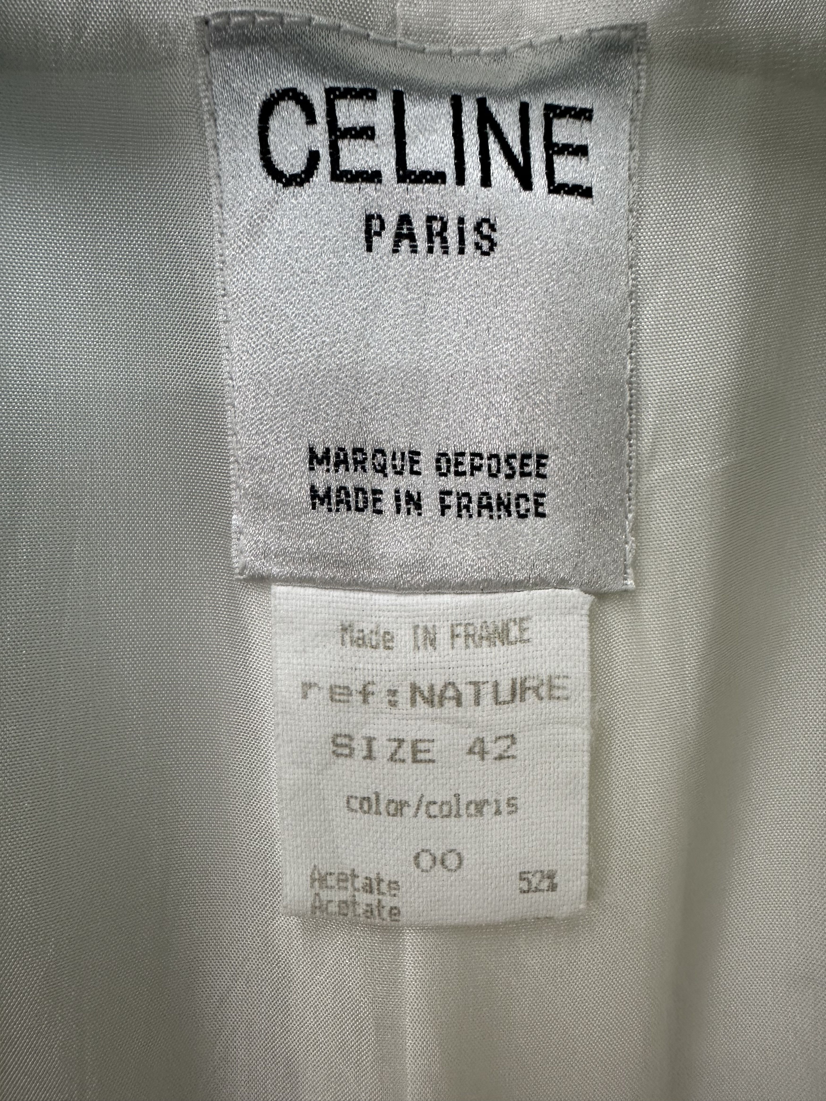 Celine Vintage Celine Cardigan Blazer Jacket VT04 Size M / US 6-8 / IT 42-44 - 10 Thumbnail