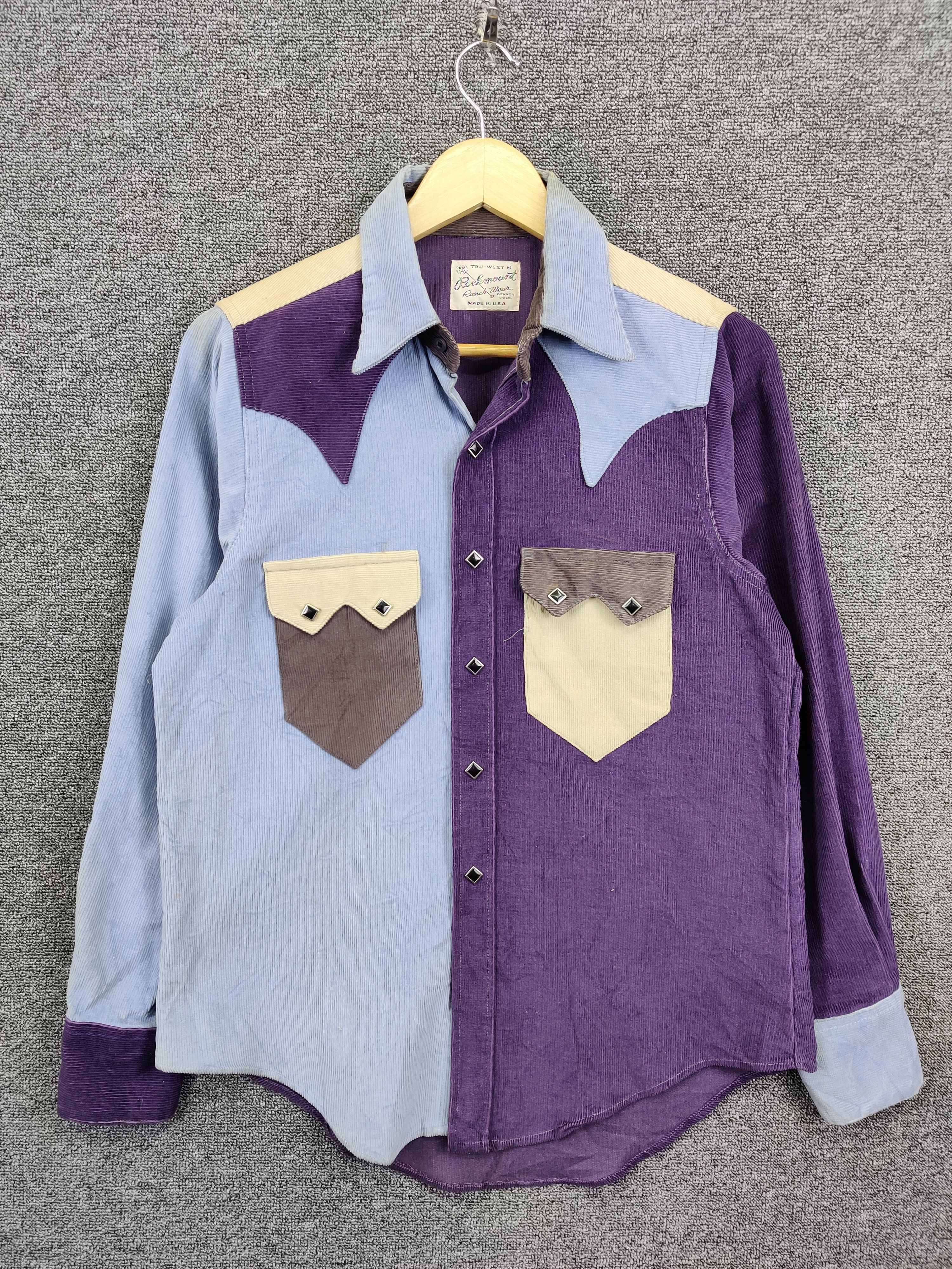 Rockmount Ranch Wear Vintage Rockmount Ranchwear Corduroy Western Shirt Size US M / EU 48-50 / 2 - 1 Thumbnail