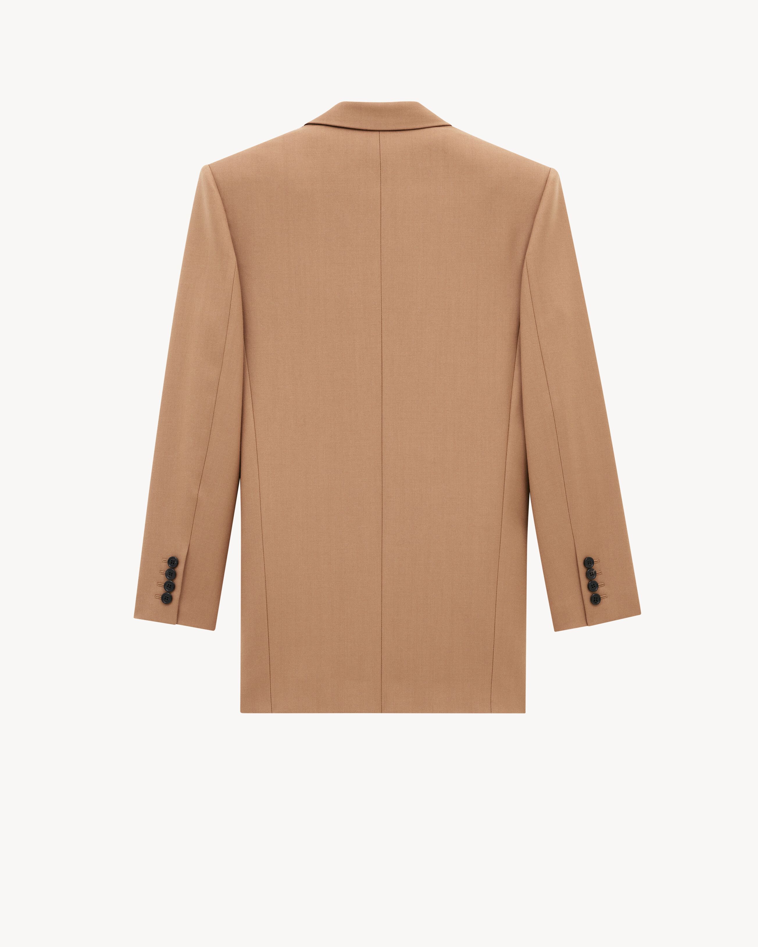 Saint Laurent Paris $3500 Saint Laurent Paris Wool Gabardine Jacket Size M / US 6-8 / IT 42-44 - 3 Thumbnail